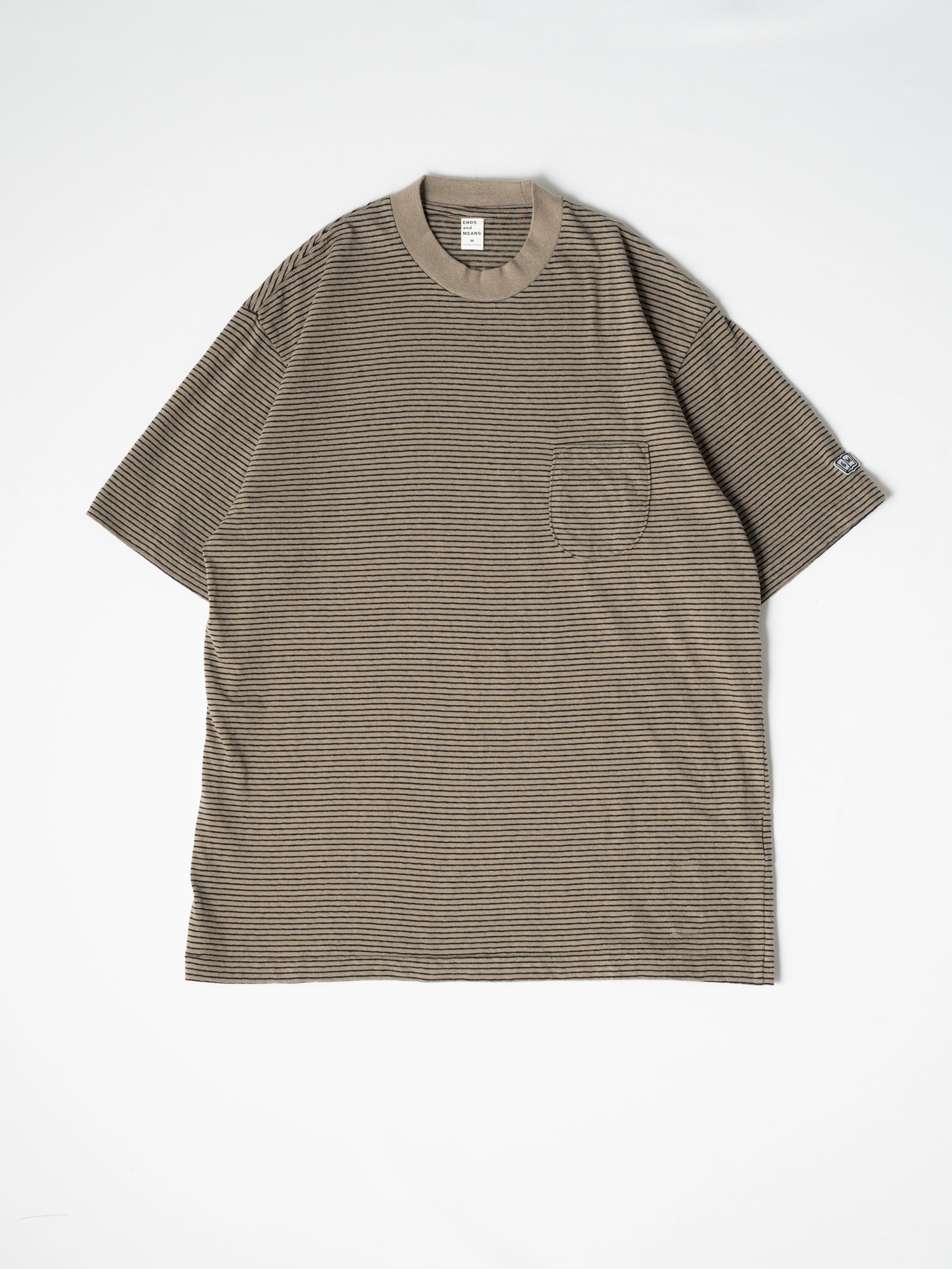 Horizontal Striped Pocket Tee