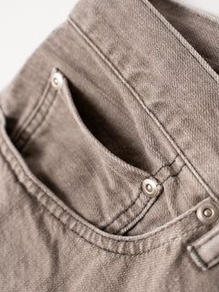 Relaxed fit 5-Pocket Washed Moca Denim
