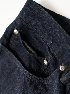 Relaxed Fit 5-Pocket Indigo Denim