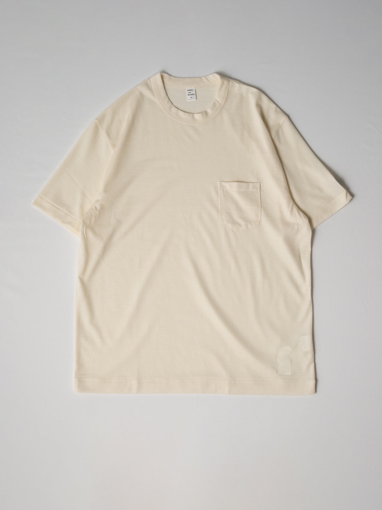 メリノウール ポケットTシャツ