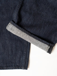 Relaxed Fit 5-Pocket Indigo Denim