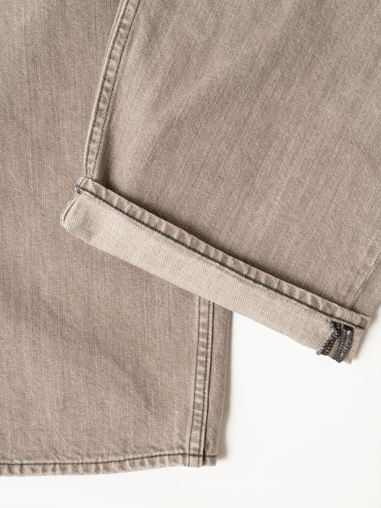 Relaxed fit 5-Pocket Washed Moca Denim