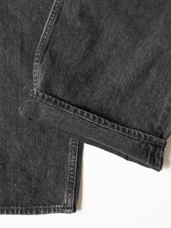 Relaxed fit 5-pocket washed denim