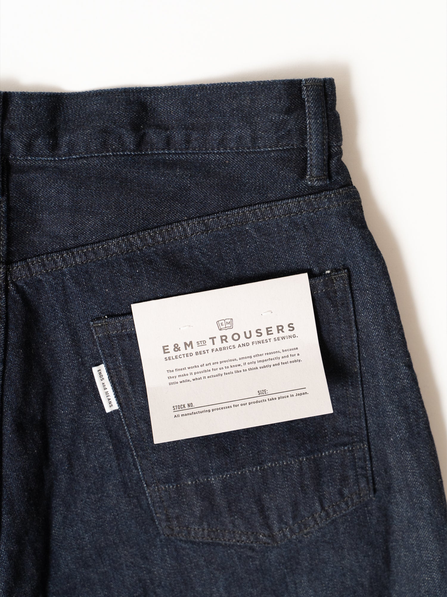 Relaxed Fit 5-Pocket Indigo Denim