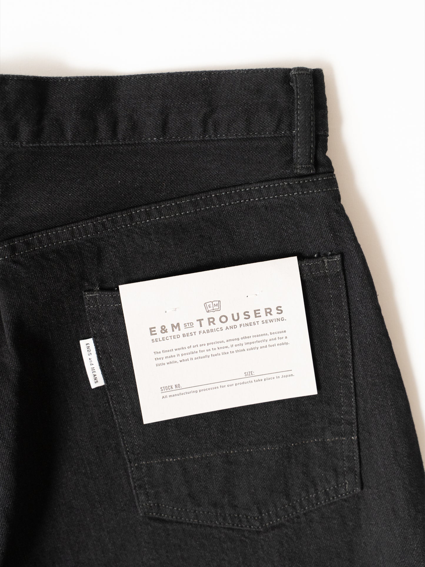 Relaxed fit 5 Pockets Denim Black