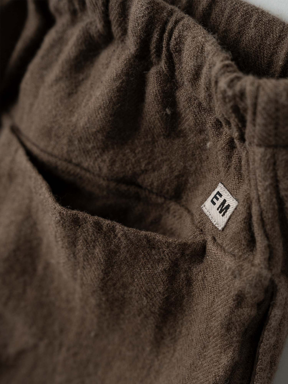 Linen Wool Easy Pants