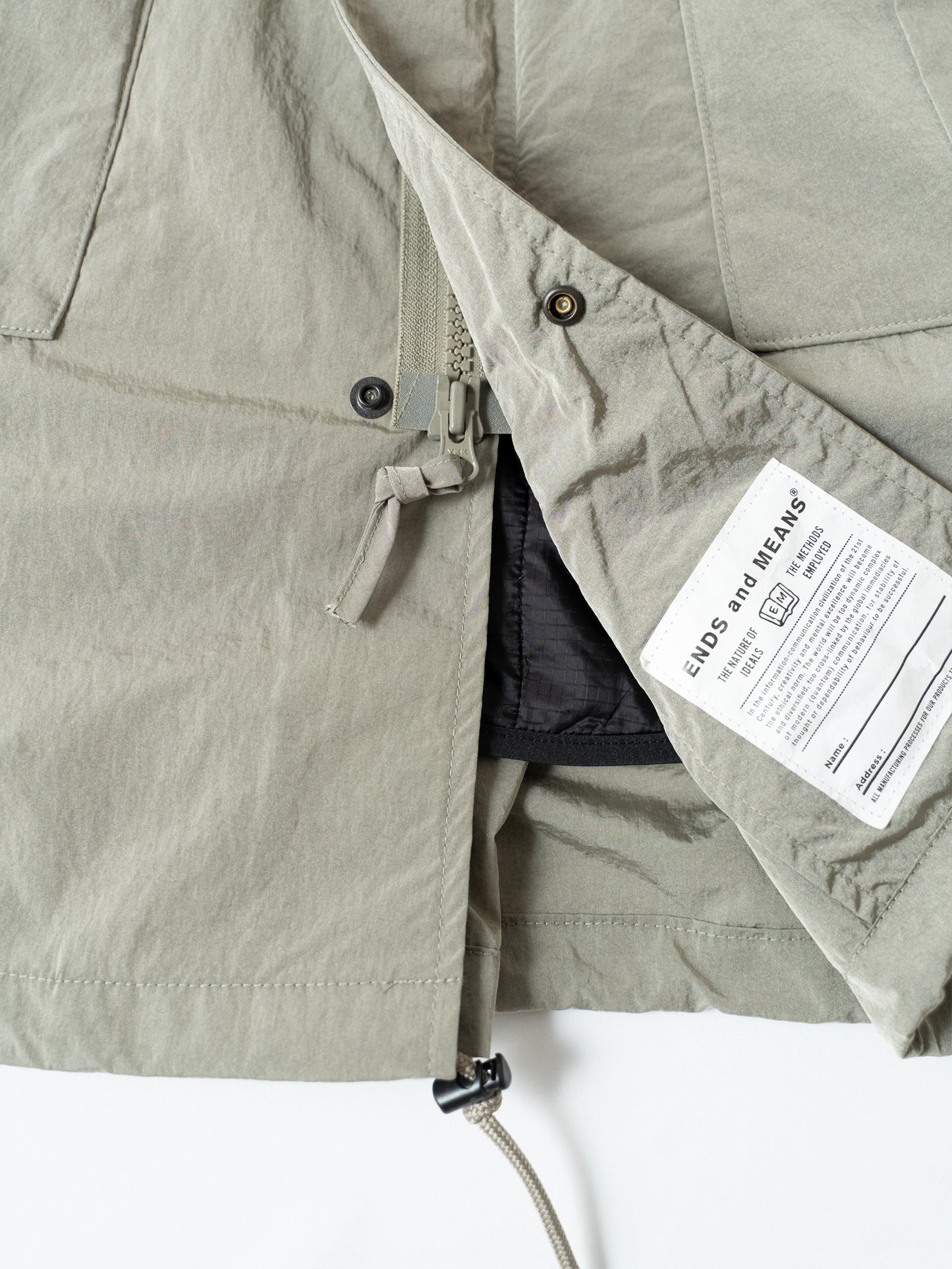Lined Travel Half Parka