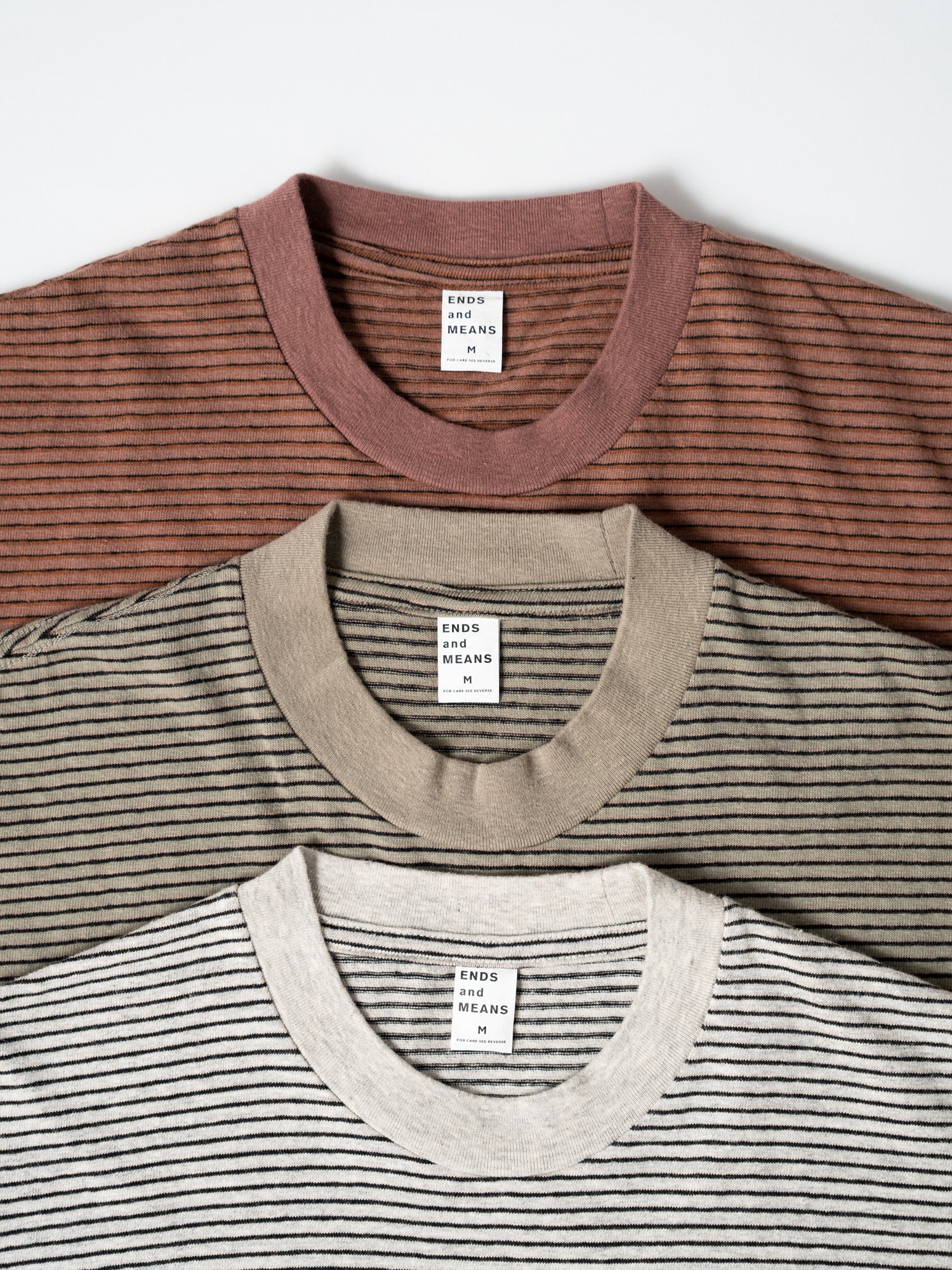 ENDS and MEANS Horizontal Striped Pocket Tee – CUXTON HOUSE