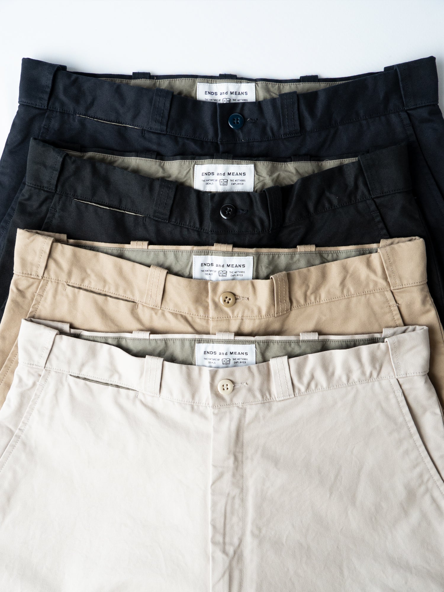 ends and means work chino Sサイズ ENDS and MEANS Work Chino – CUXTON HOUSE