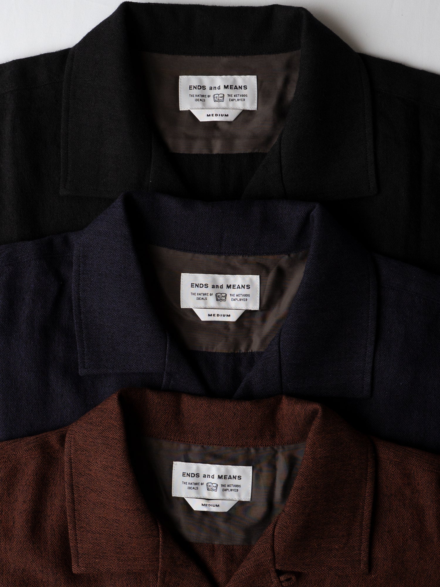 ENDS AND MEANS 25SS Carlo Shirts タグ付 ENDS and MEANS Carlo Shirts – CUXTON HOUSE
