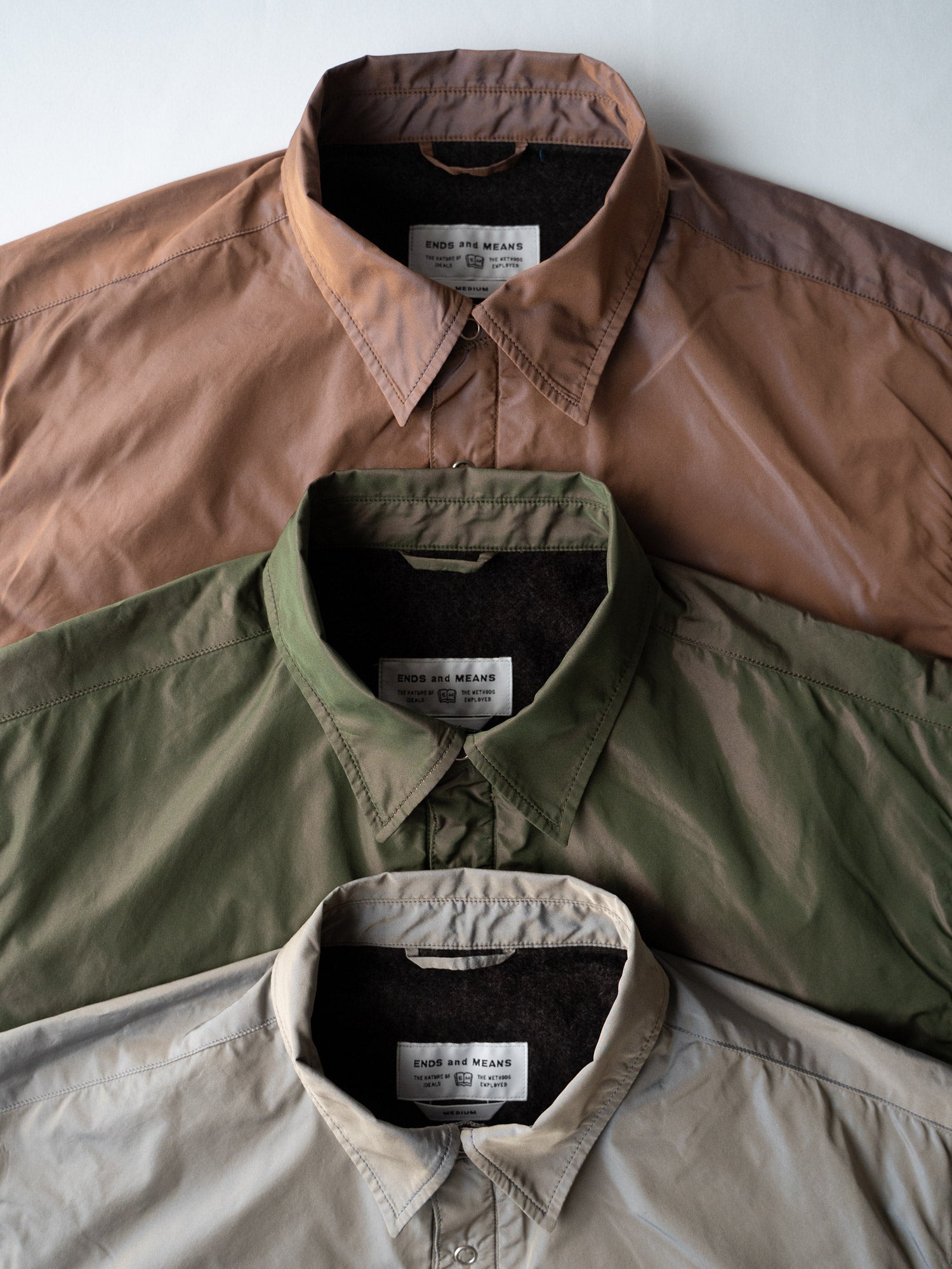 ENDS and MEANS Utility Light Shirts Jacket – CUXTON HOUSE