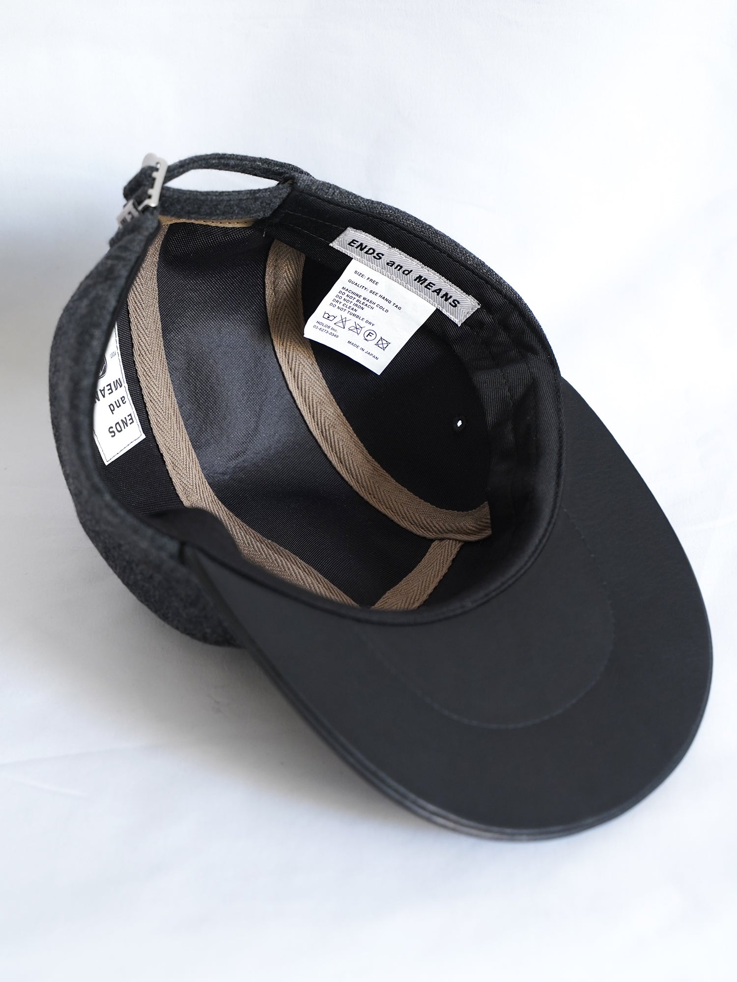 ENDS AND MEANS CUXTON HOUSE限定 Camp Cap ENDS and MEANS Leather Camp Cap – CUXTON HOUSE
