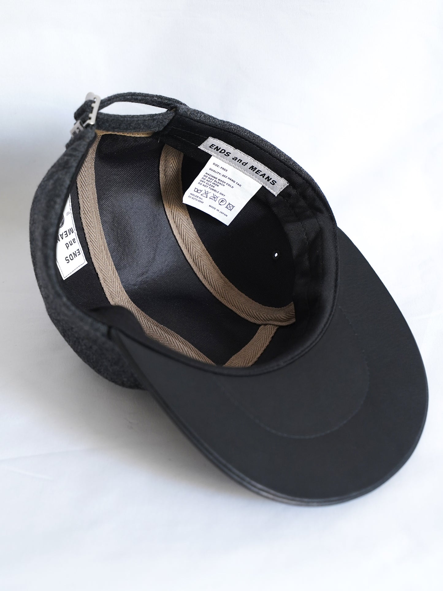 Leather Camp Cap