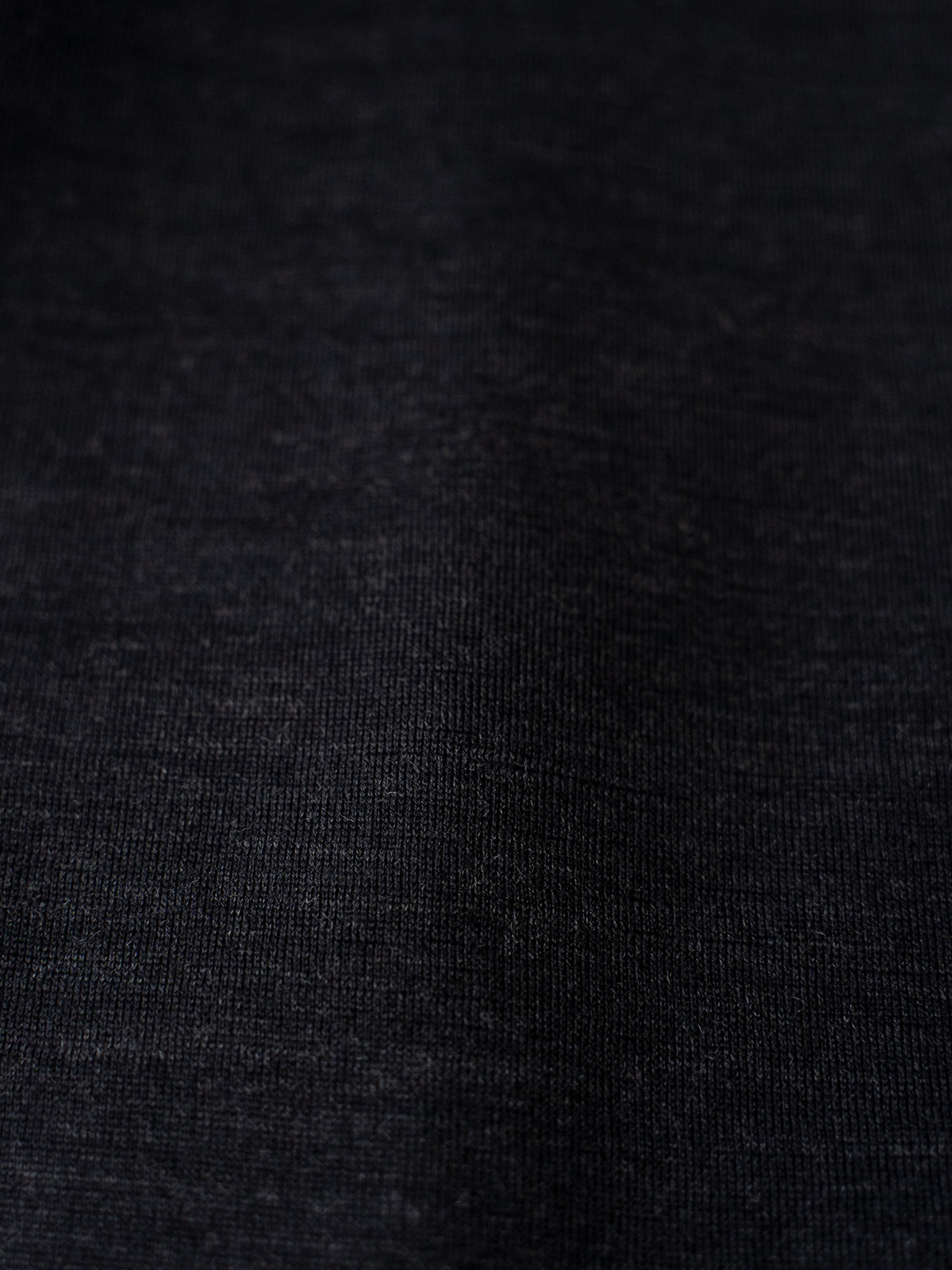 Merino Wool Pocket Long-Sleeve Mock Neck Tee