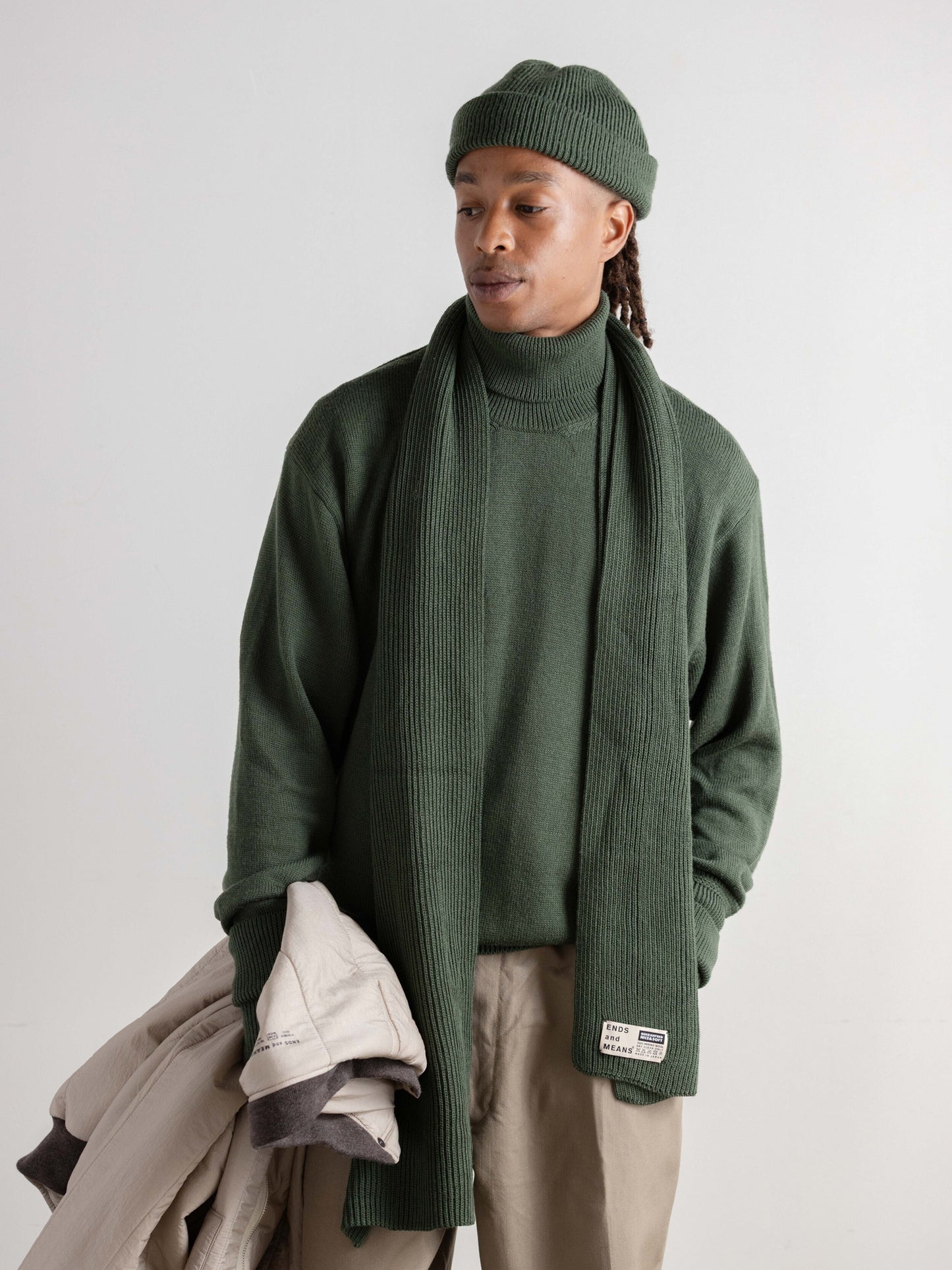 Whole Garment Grandpa Knit Cap