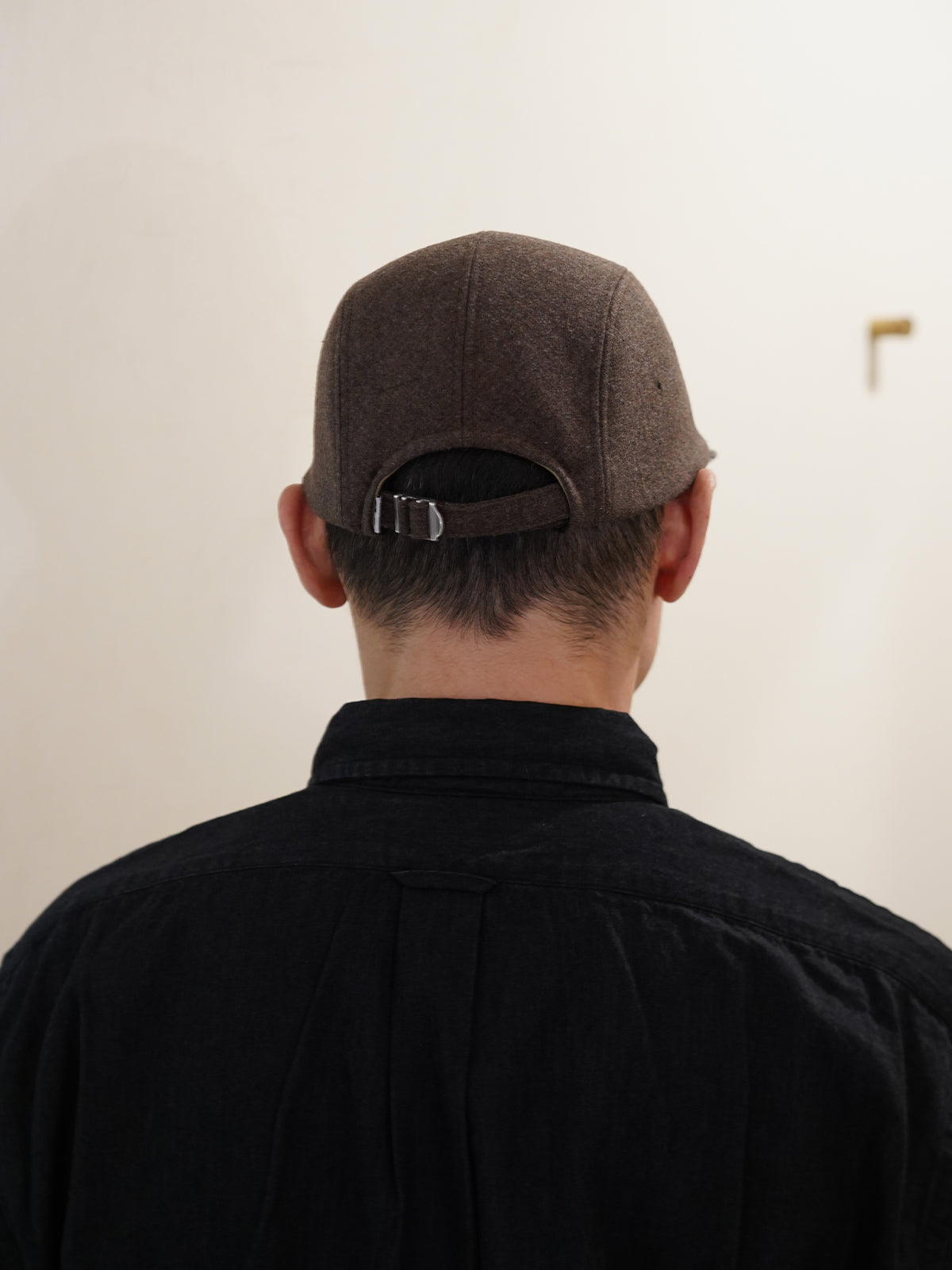 Leather Camp Cap