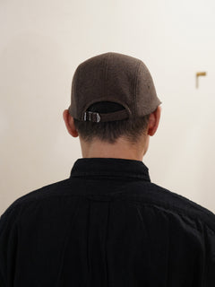 Leather Camp Cap