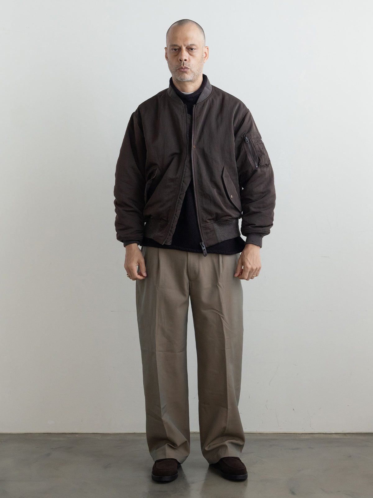 Wool Easy Trad Trousers