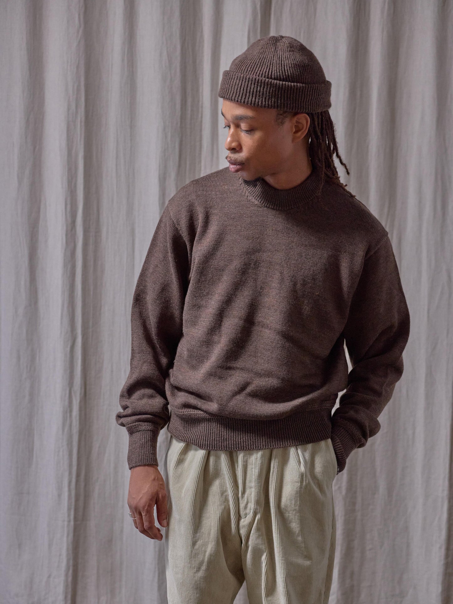 Merino Wool Crew Neck Knit