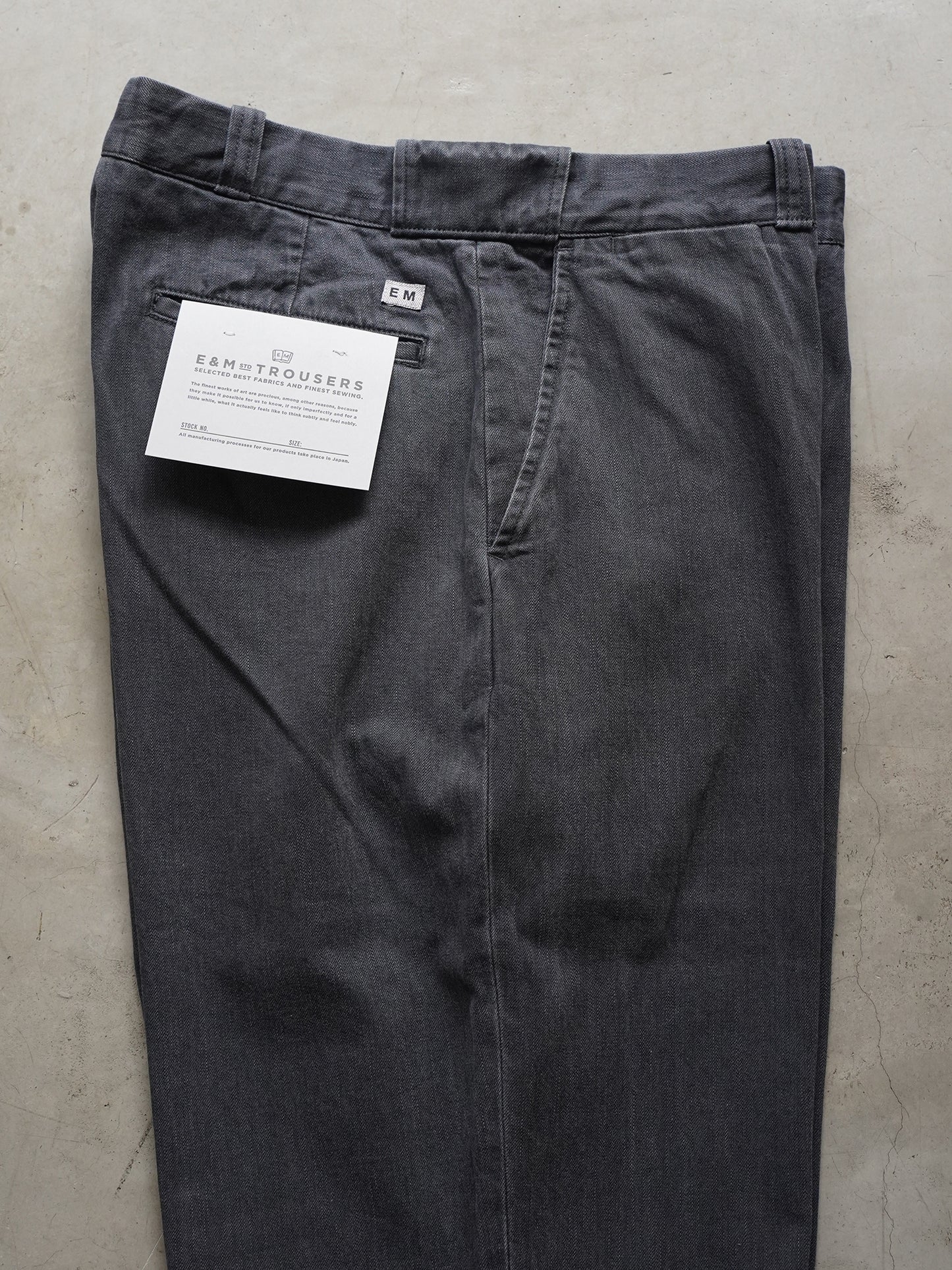 Work Chino (Dark Navy / Gray Denim)