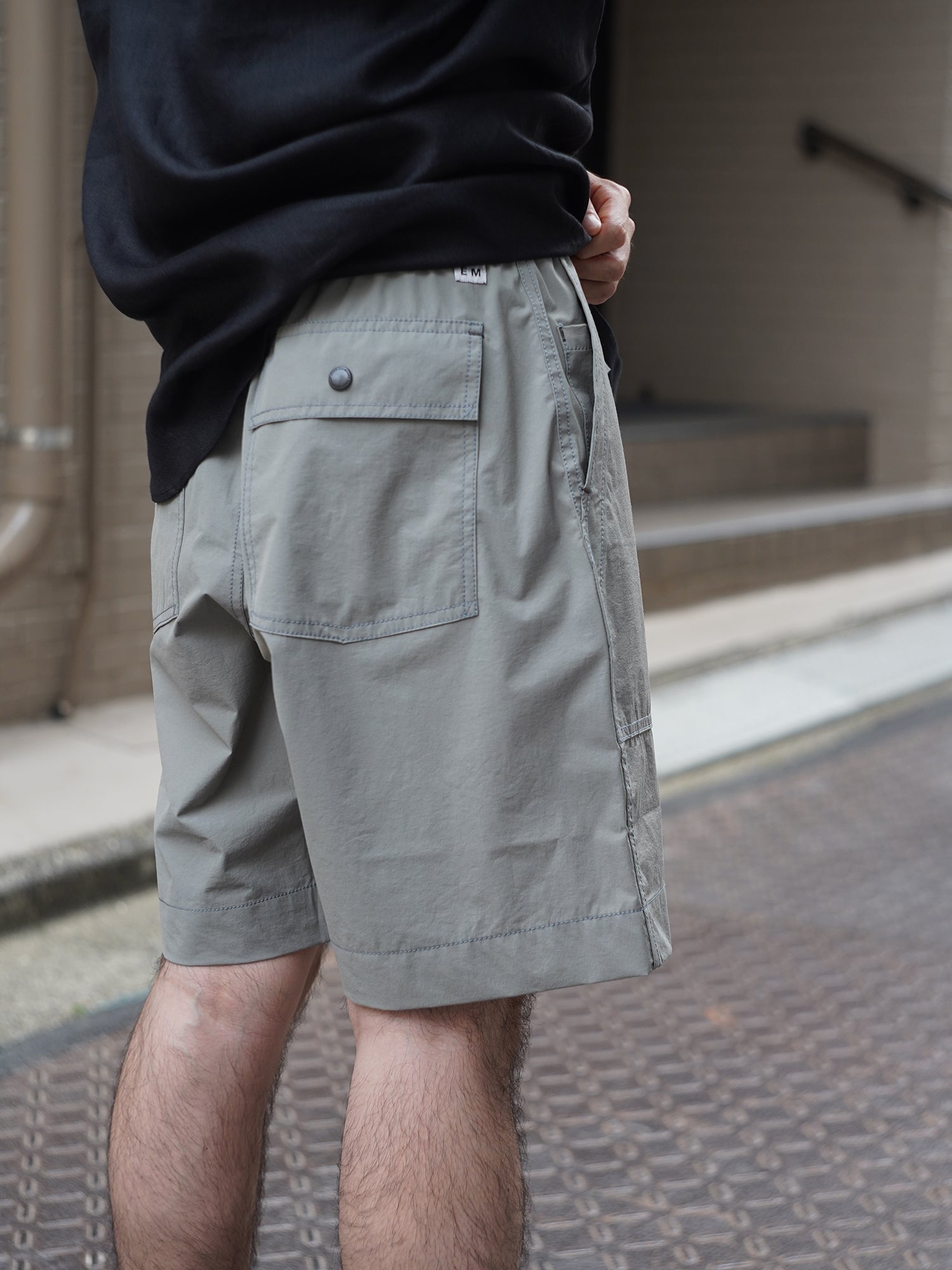 ENDS and MEANS】2024SS Easy Baker Shorts - Black -