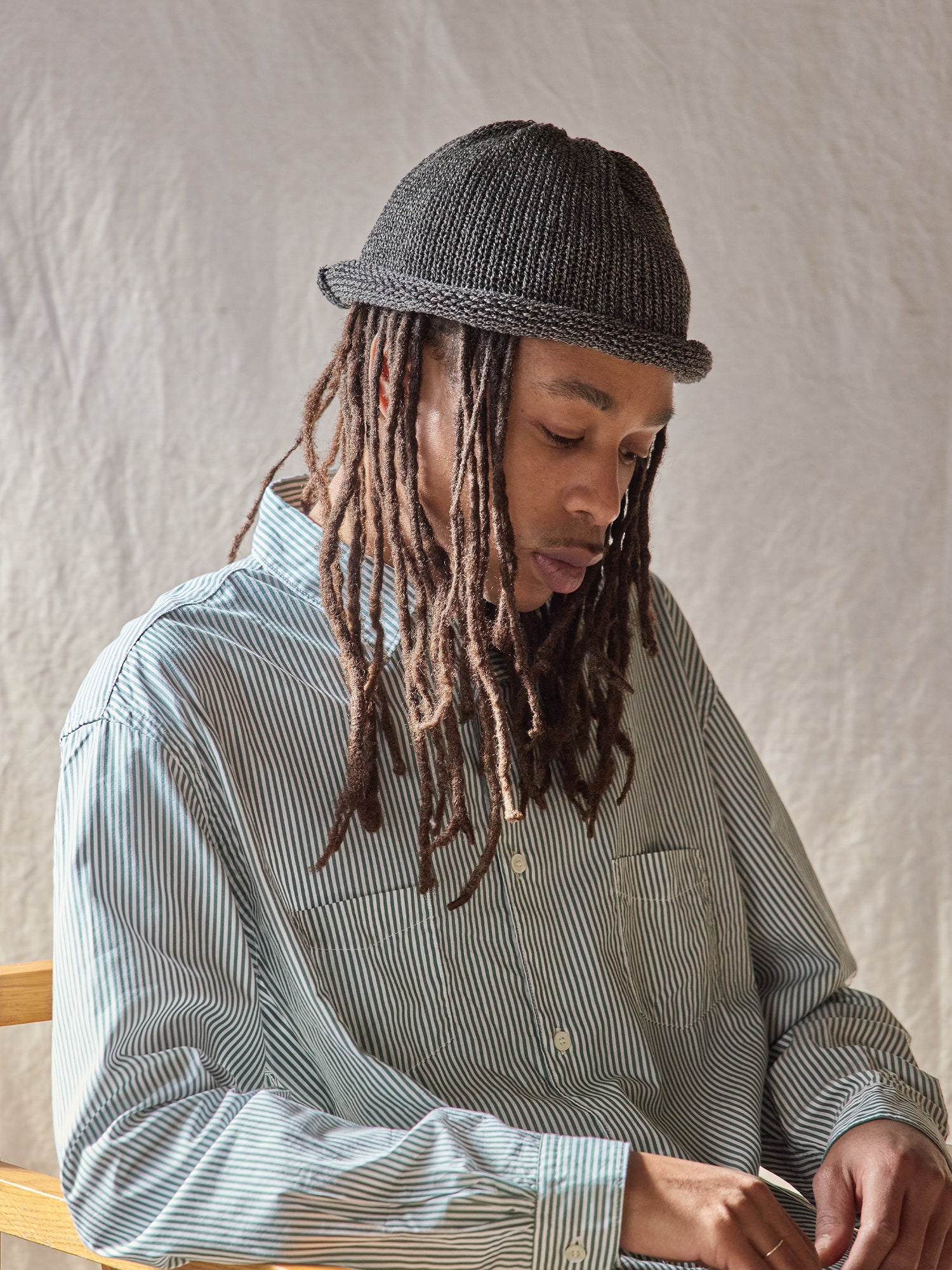 Roll Up Knit Cap