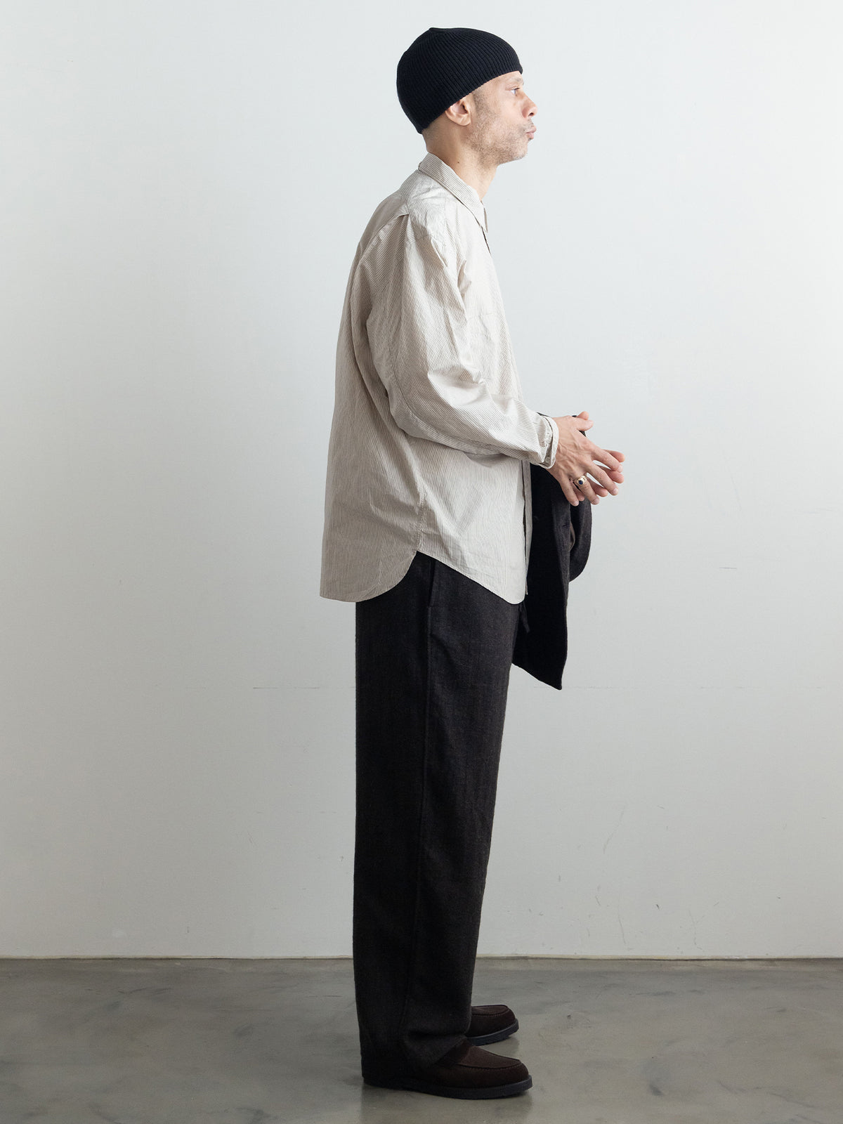 Linen Wool Easy Pants