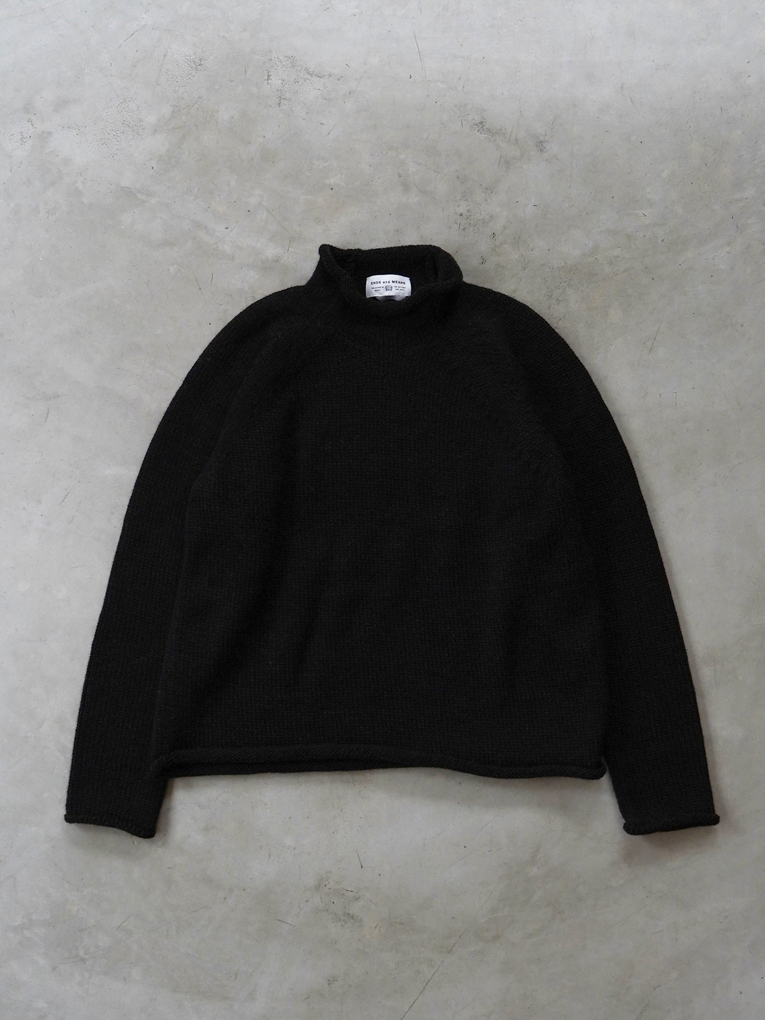 商品の通販 ENDS and MEANS 23A/W Roll Neck Nep Knit - トップス