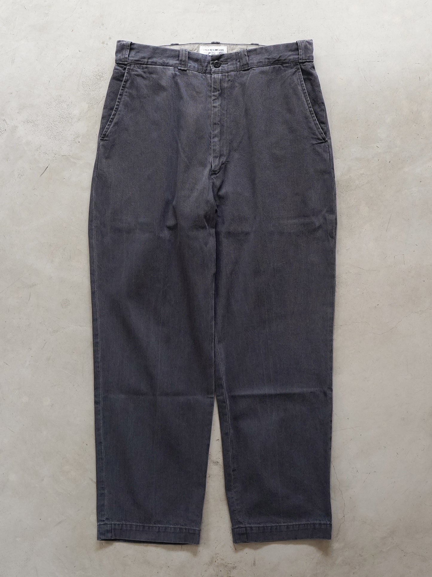 Work Chino (Dark Navy / Gray Denim)