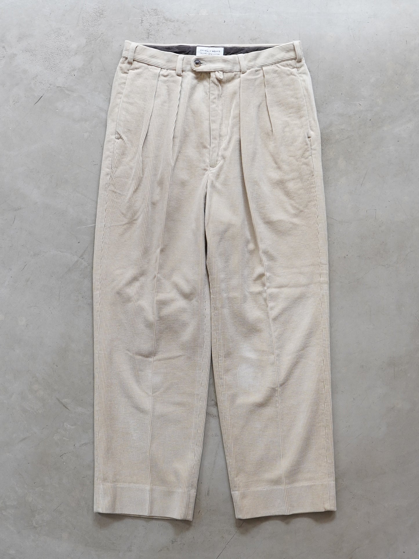 Grandpa Cord 2tuck Trousers