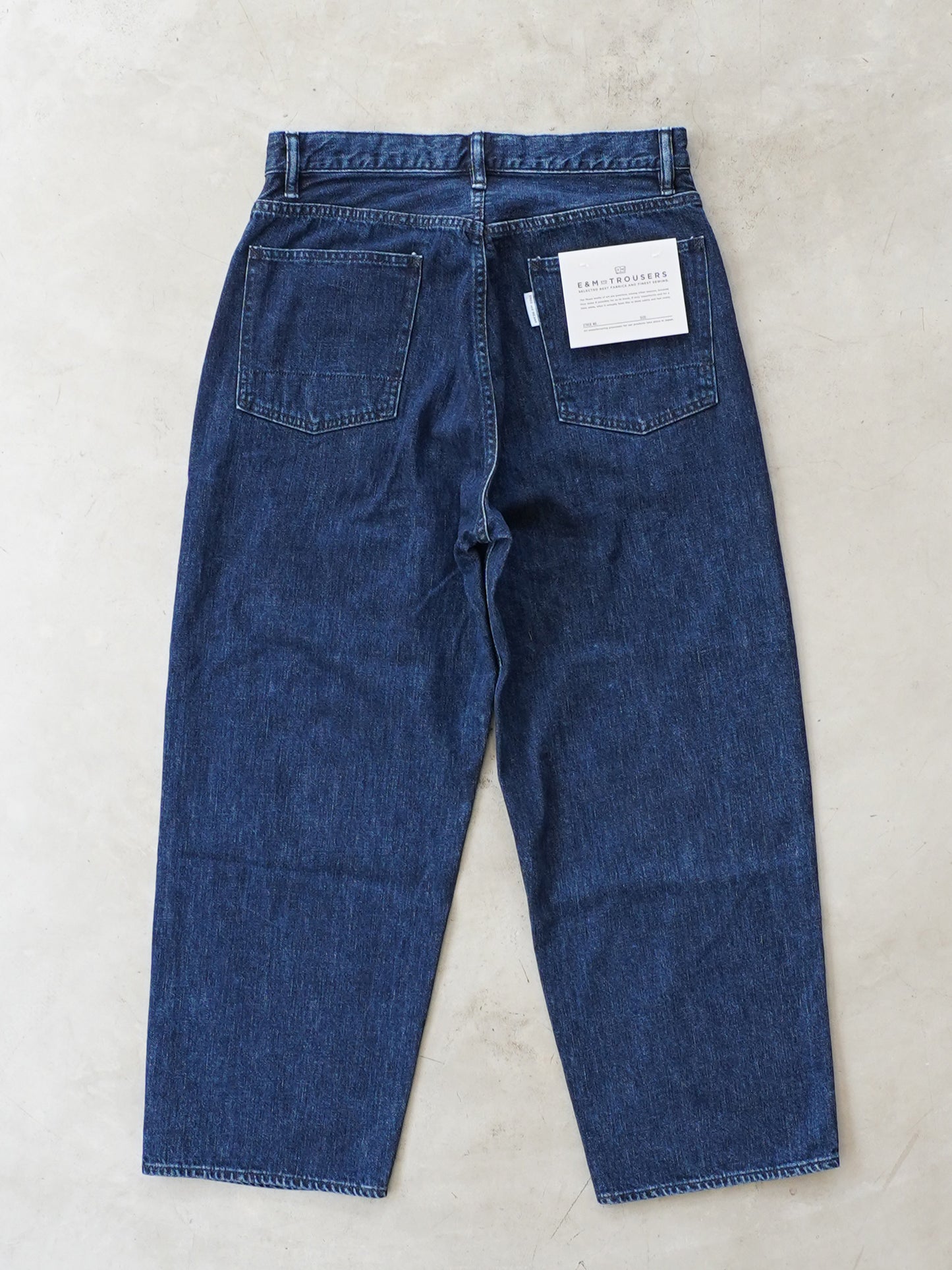 Relaxed fit 5 Pockets Denim Washed