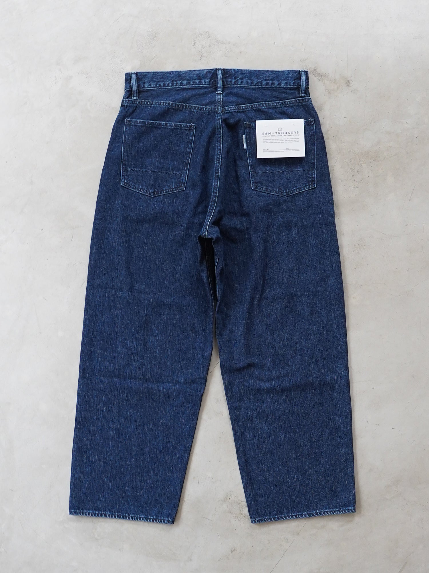 5 Pockets Denim Washed Indigo