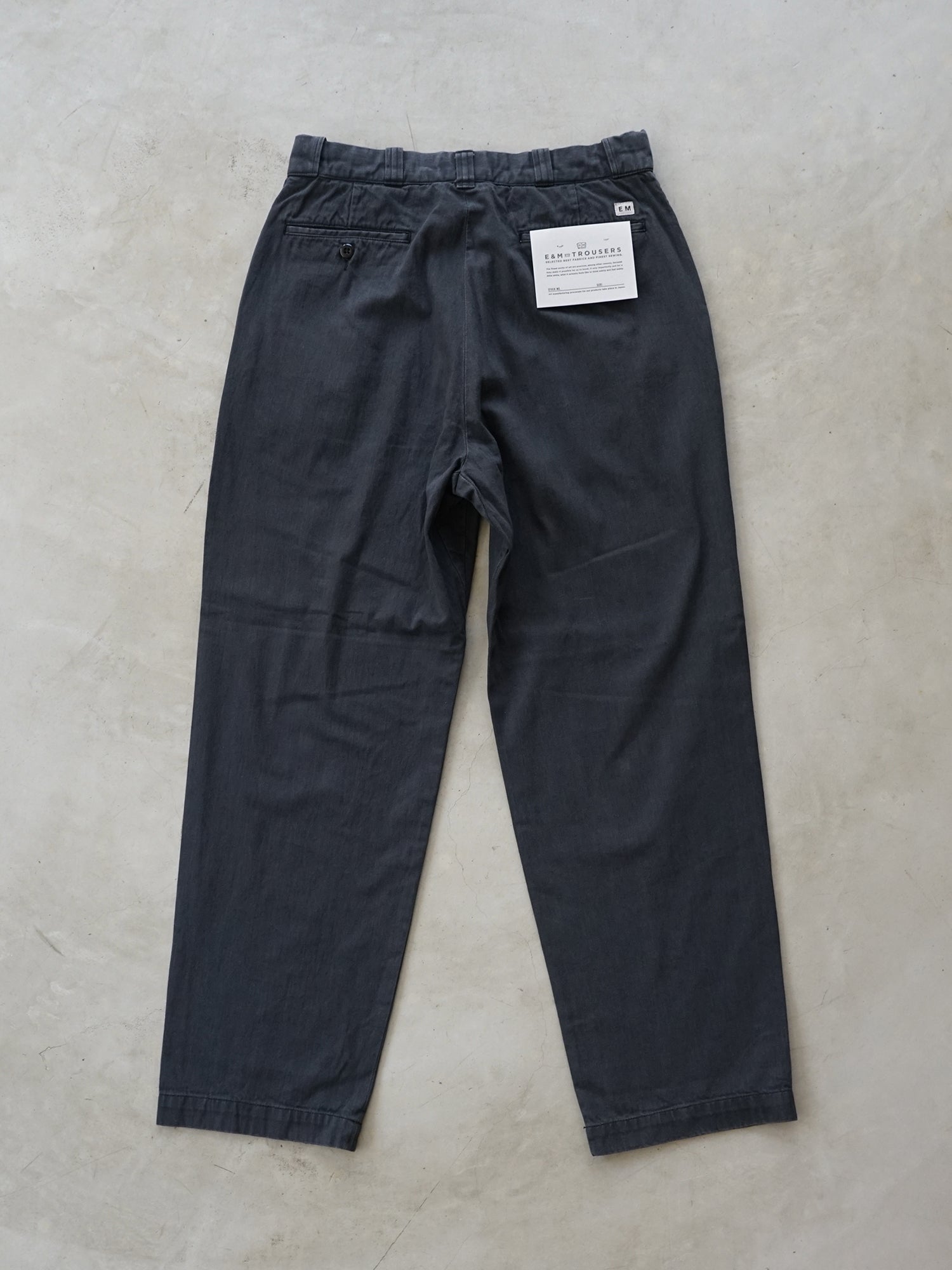 ENDS and MEANS Work Chino Gray Denim – CUXTON HOUSE