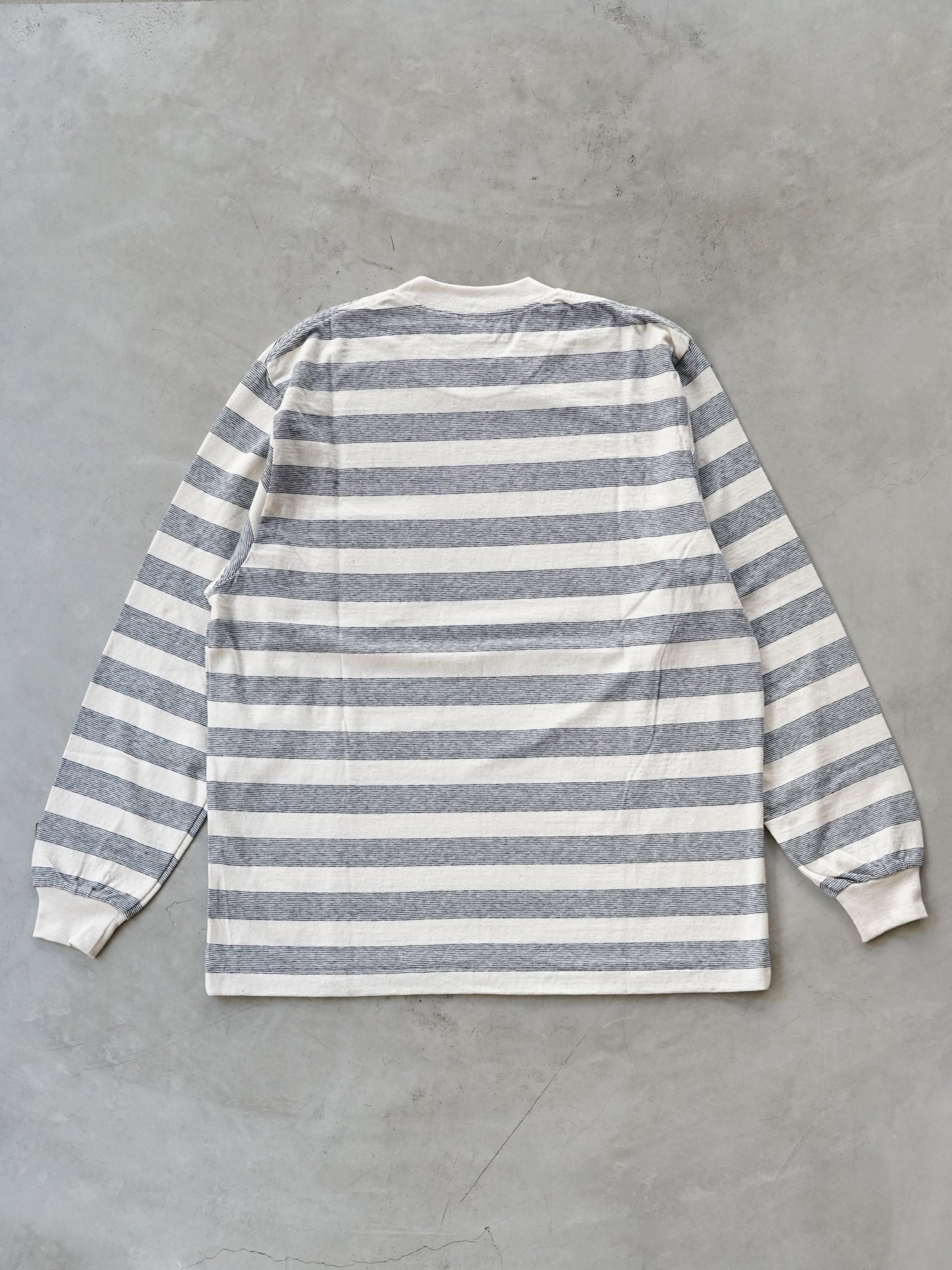 ENDS and MEANS Horizontal Stripe Pocket L/S Tee CH Limited Colour