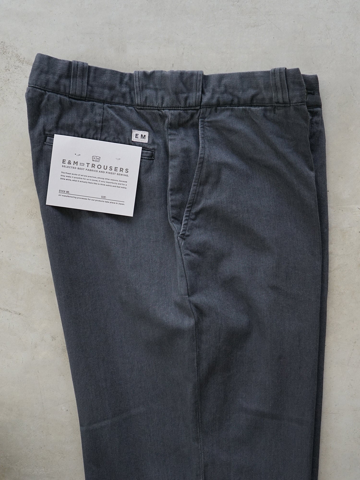 Work Chino Gray Denim 23A/W