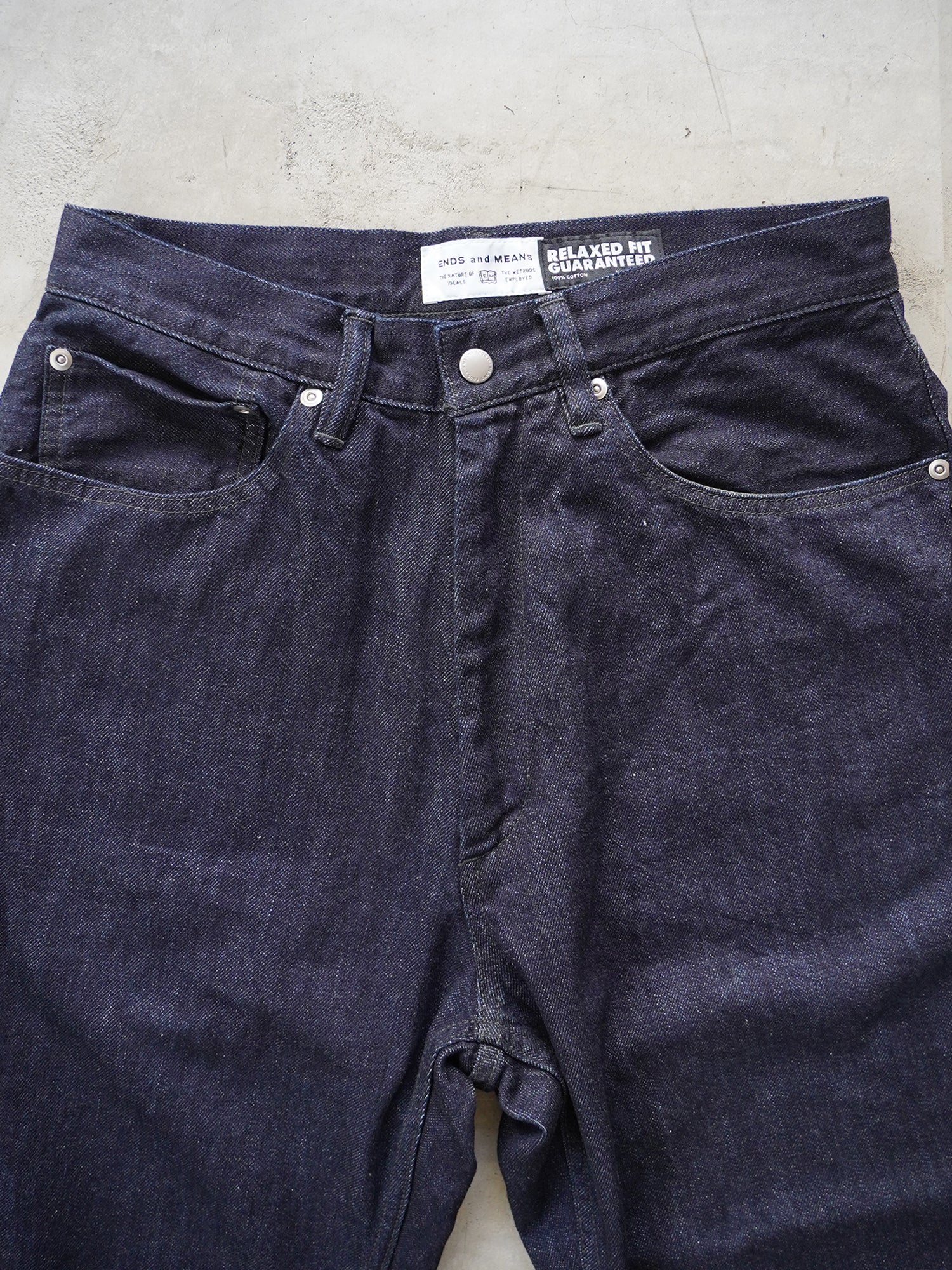 Relaxed fit 5 Pockets Denim Indigo