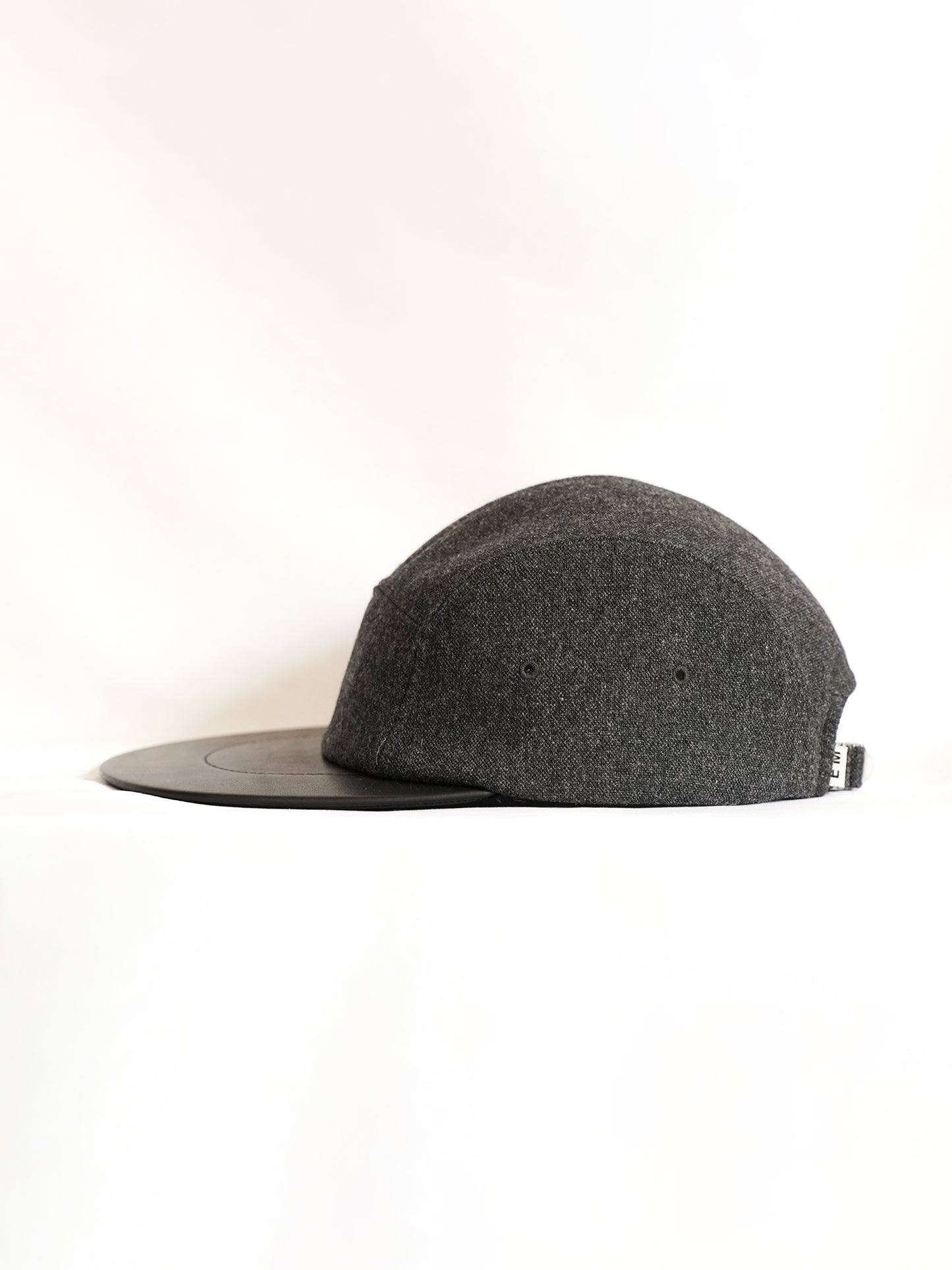 Leather Camp Cap