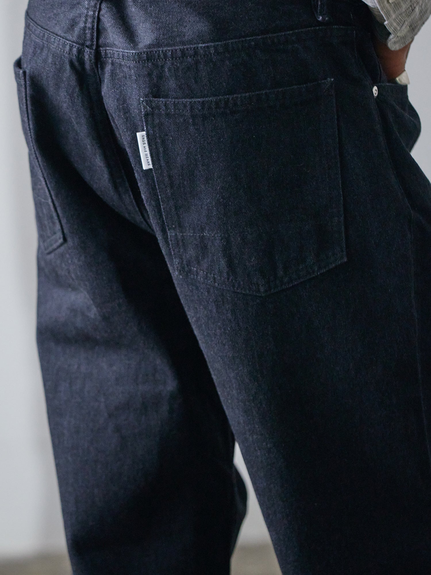 ENDS and MEANS 5 Pockets Denim Black – CUXTON HOUSE