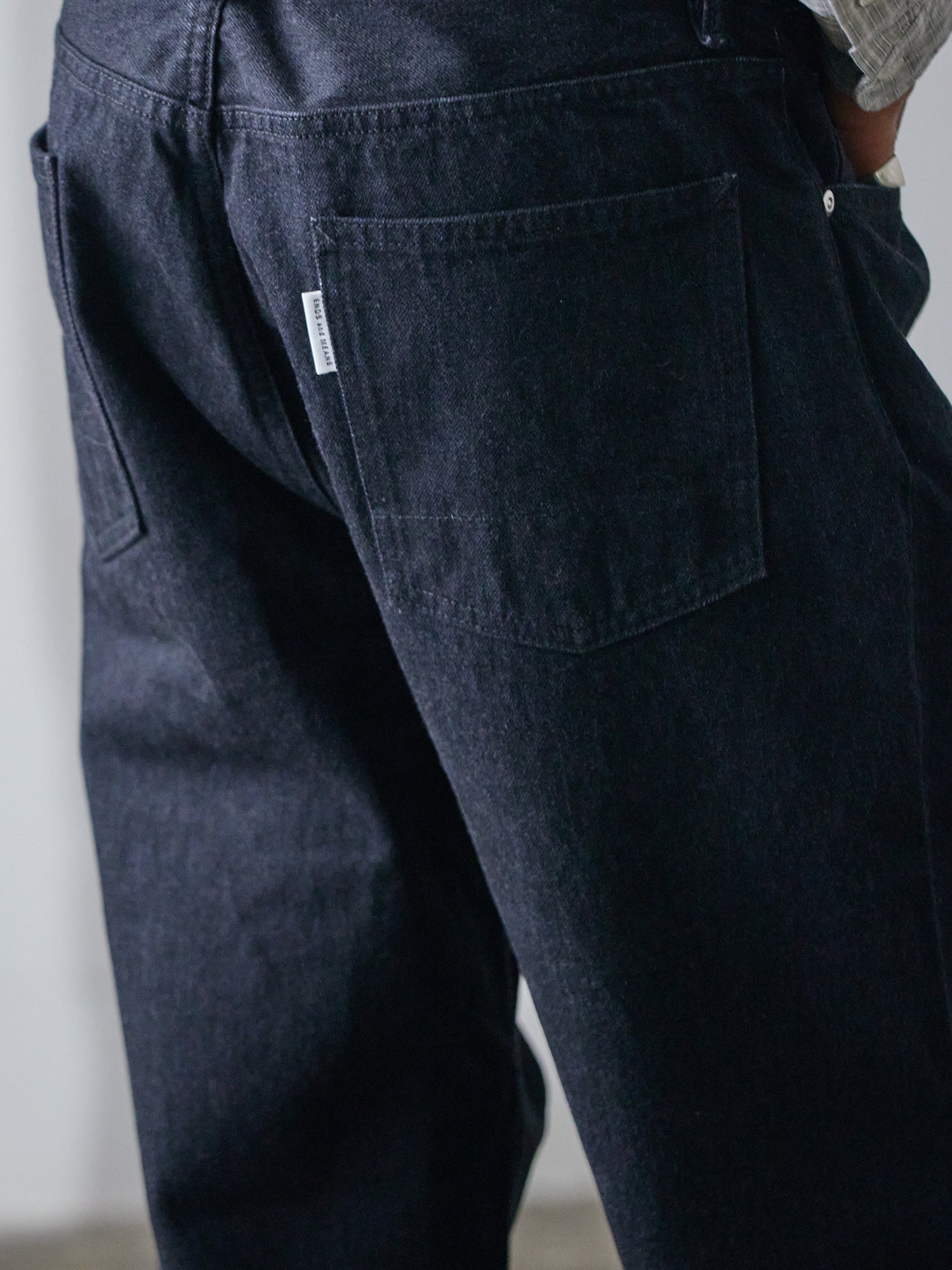 5 Pockets Denim Black