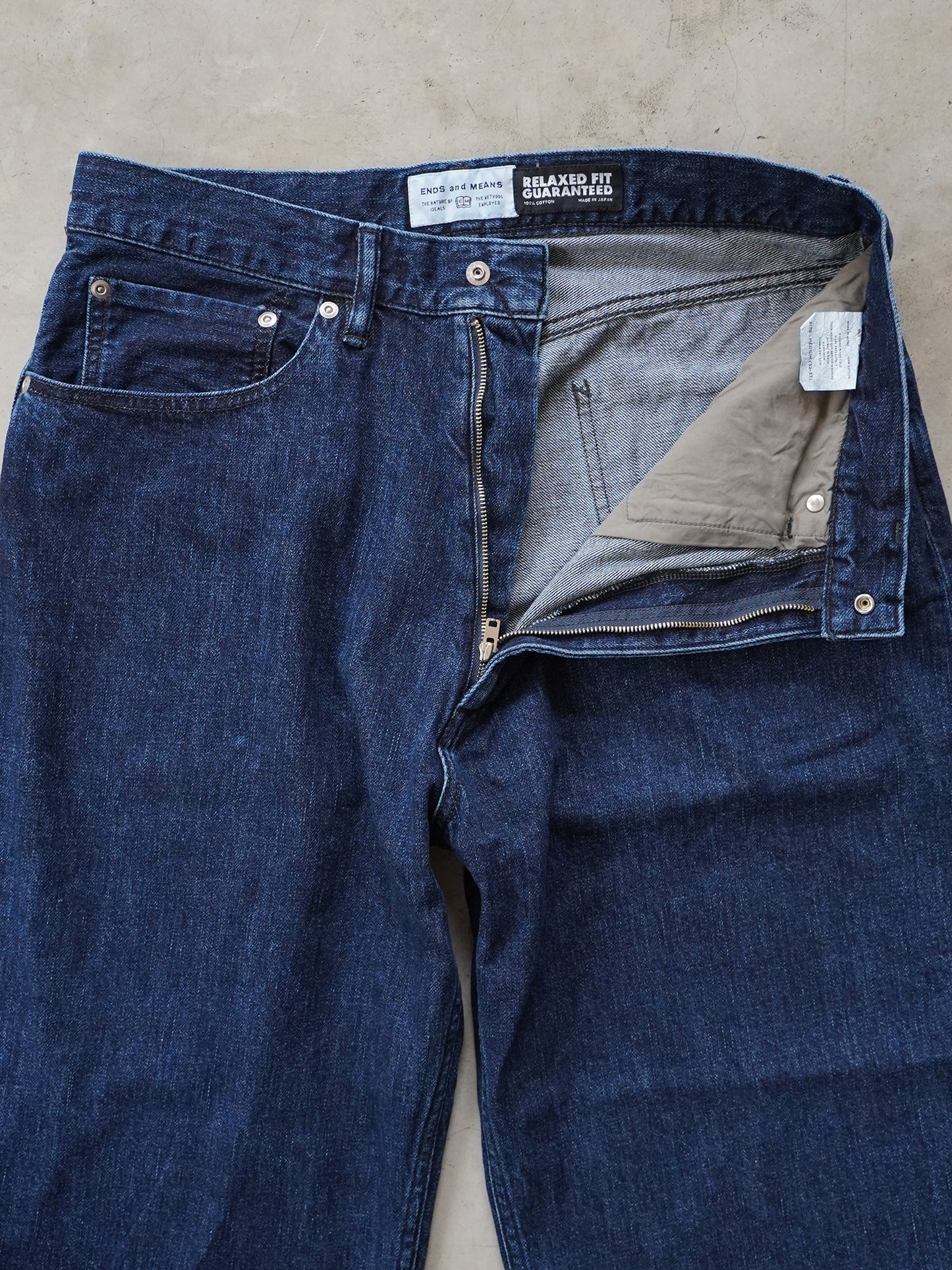 5 Pockets Denim Washed Indigo