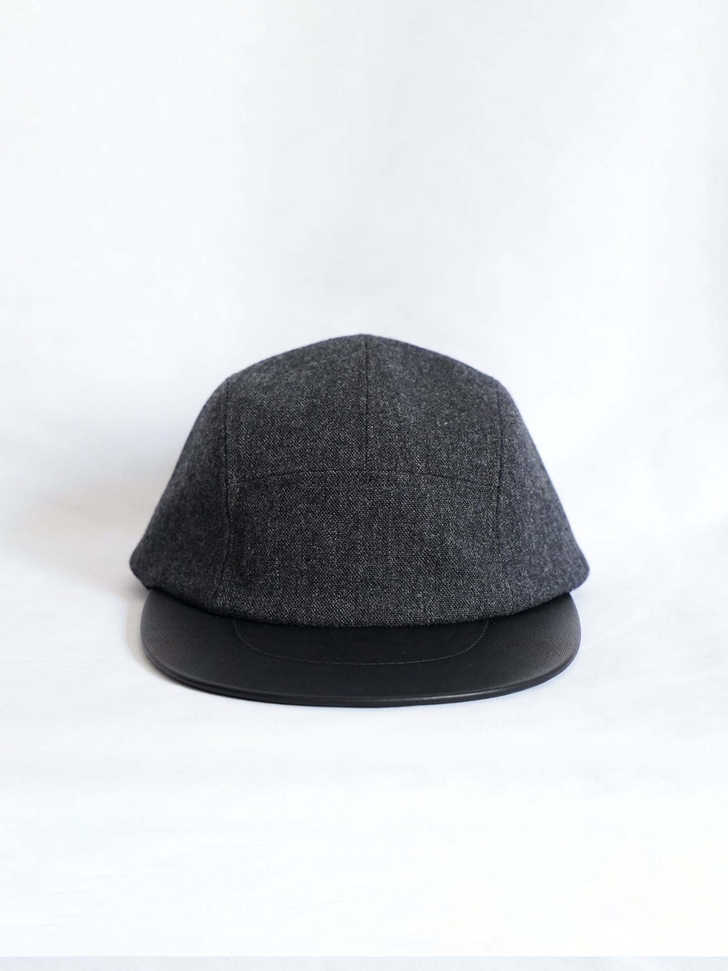 Leather Camp Cap