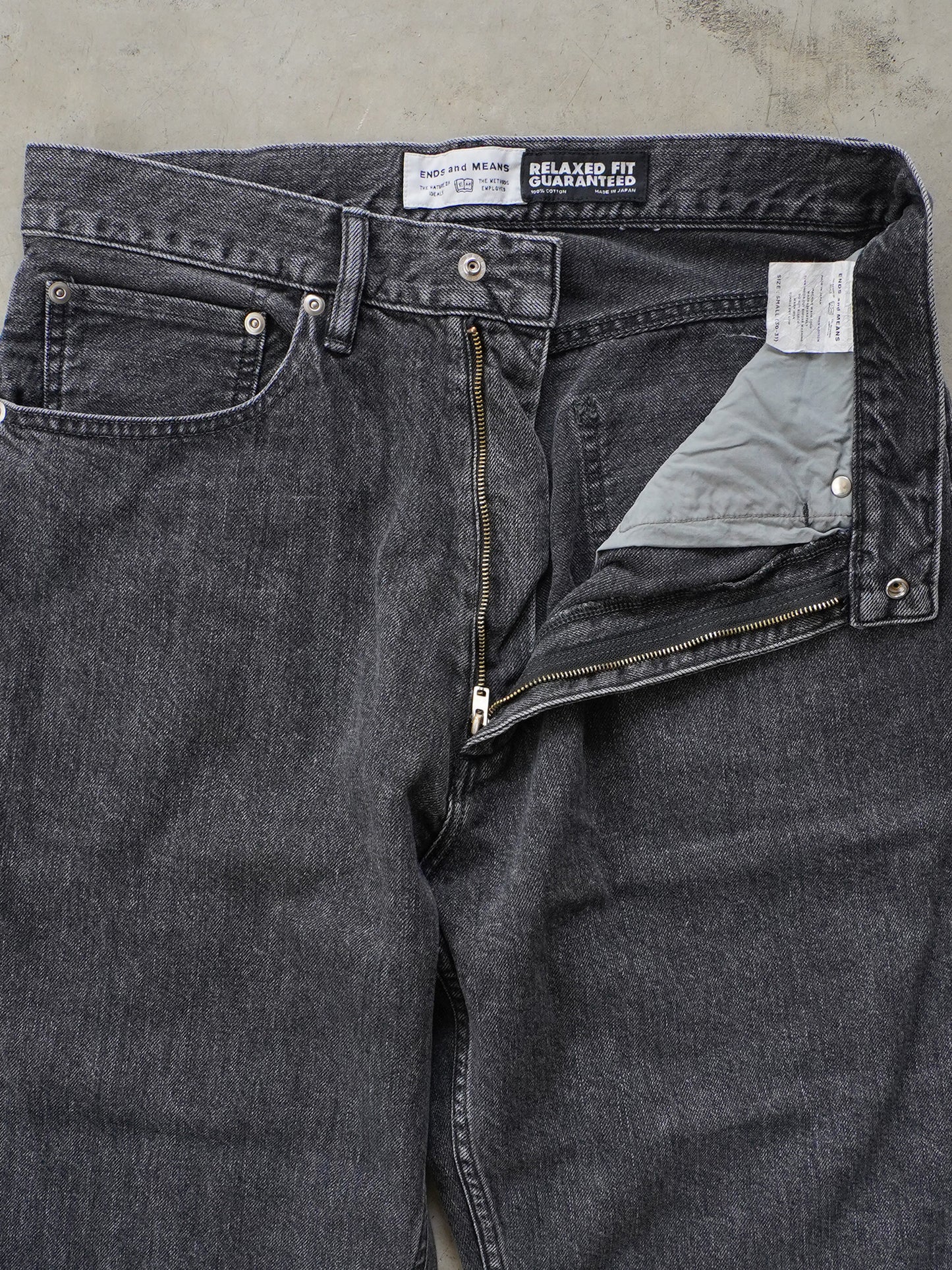 Relaxed fit 5 Pockets Denim Washed