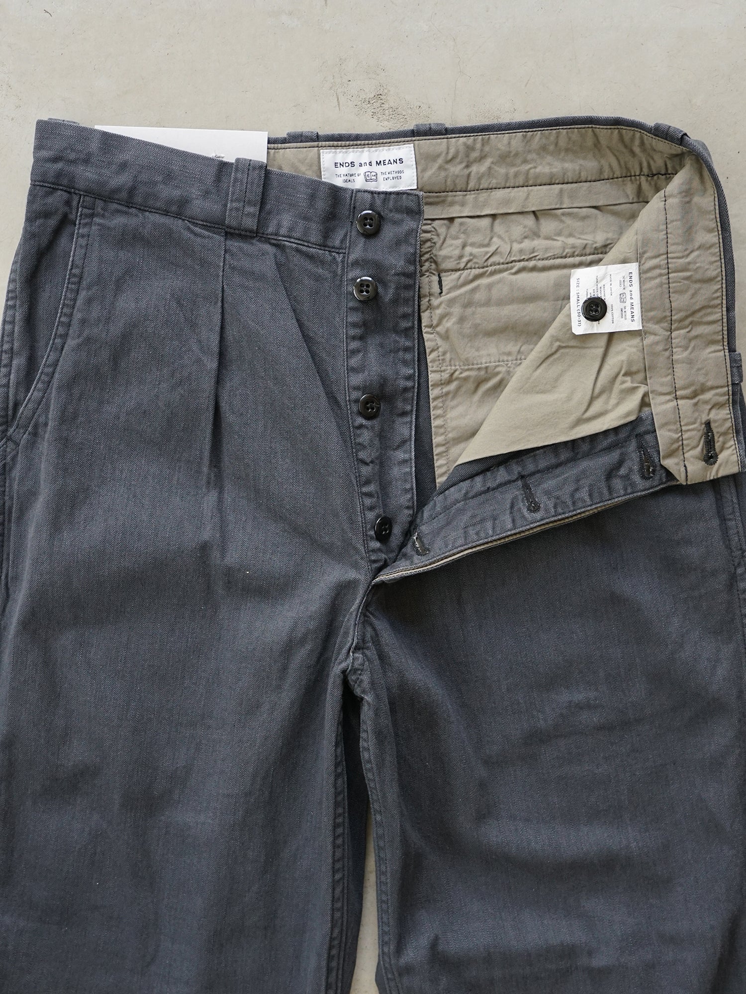 Army Chino Gray Denim 23A/W