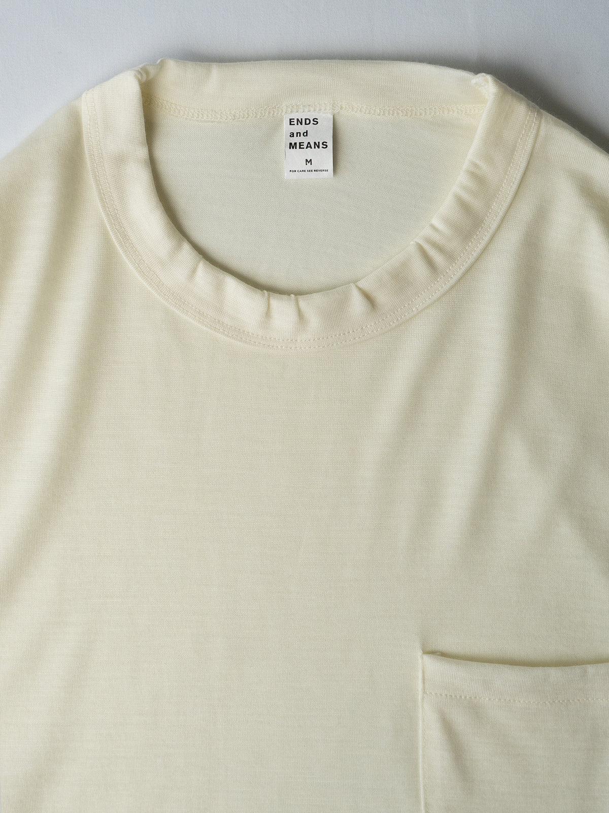 Merino Wool Pocket Long-Sleeve Tee