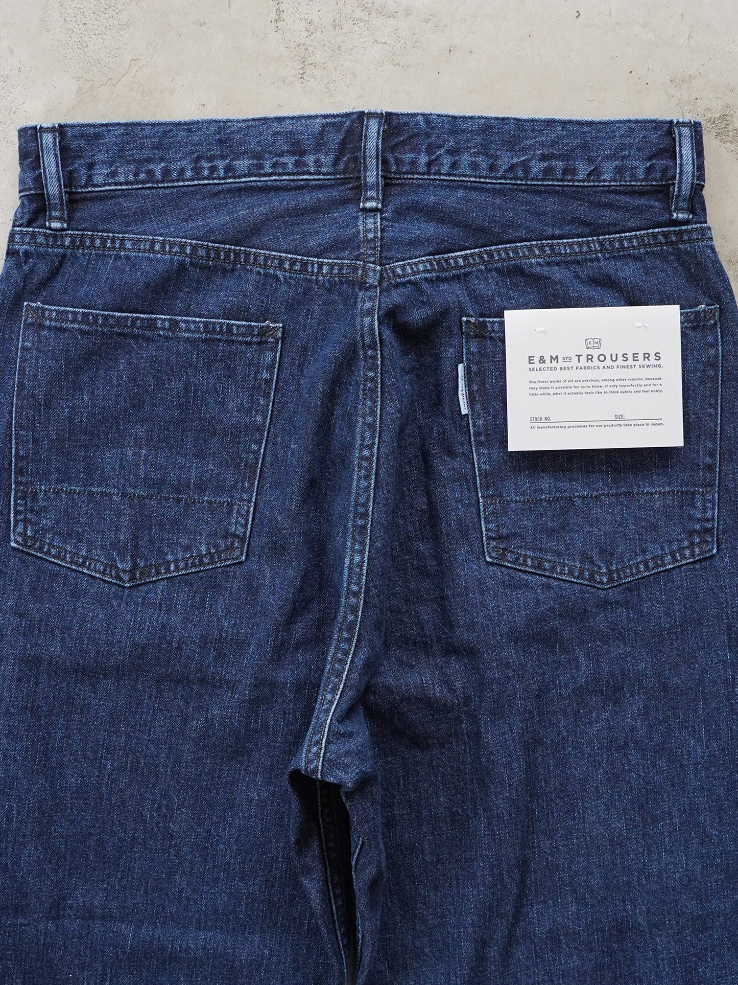 5 Pockets Denim Washed Indigo