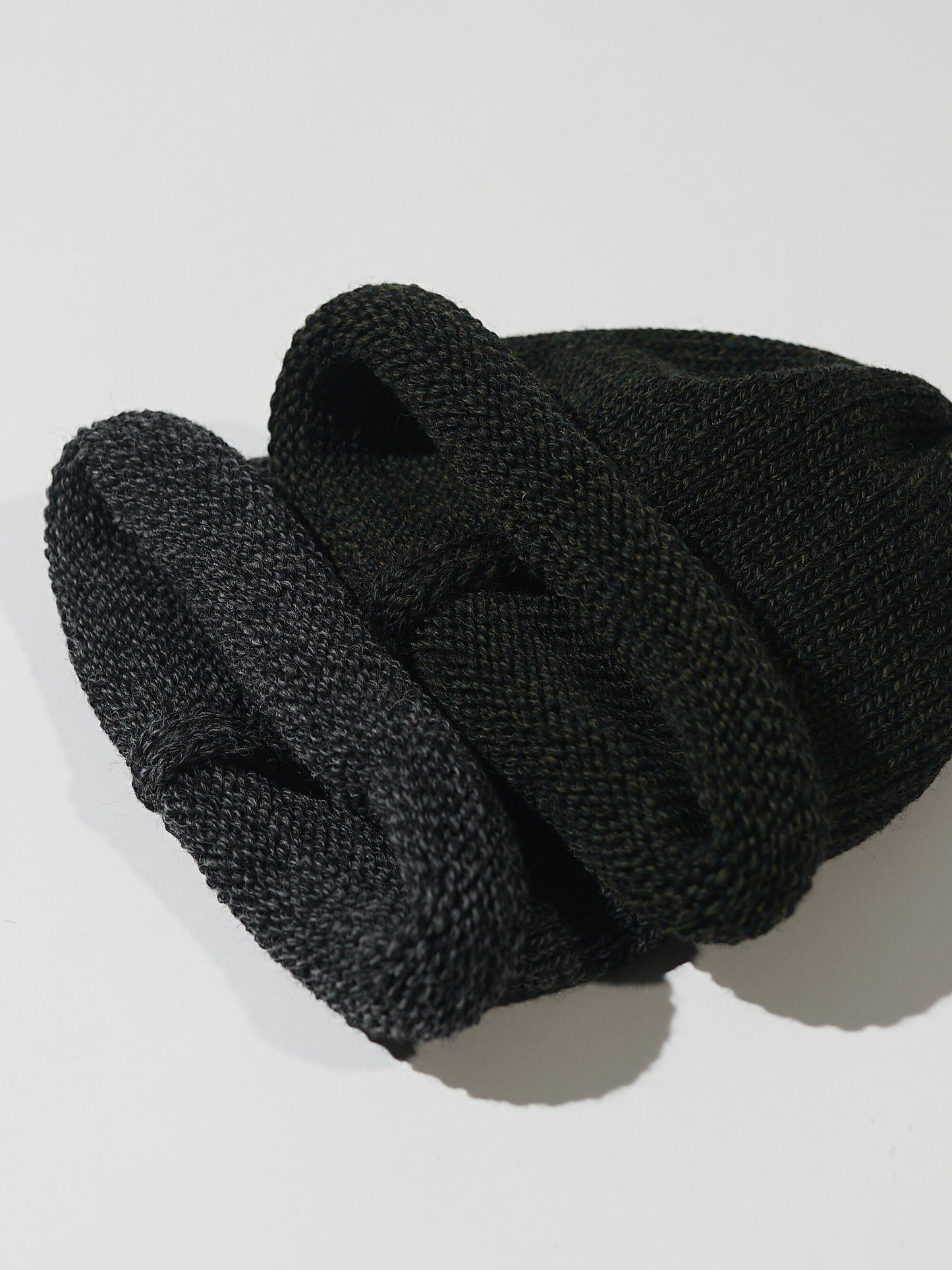 Roll Up Wool Knit Cap