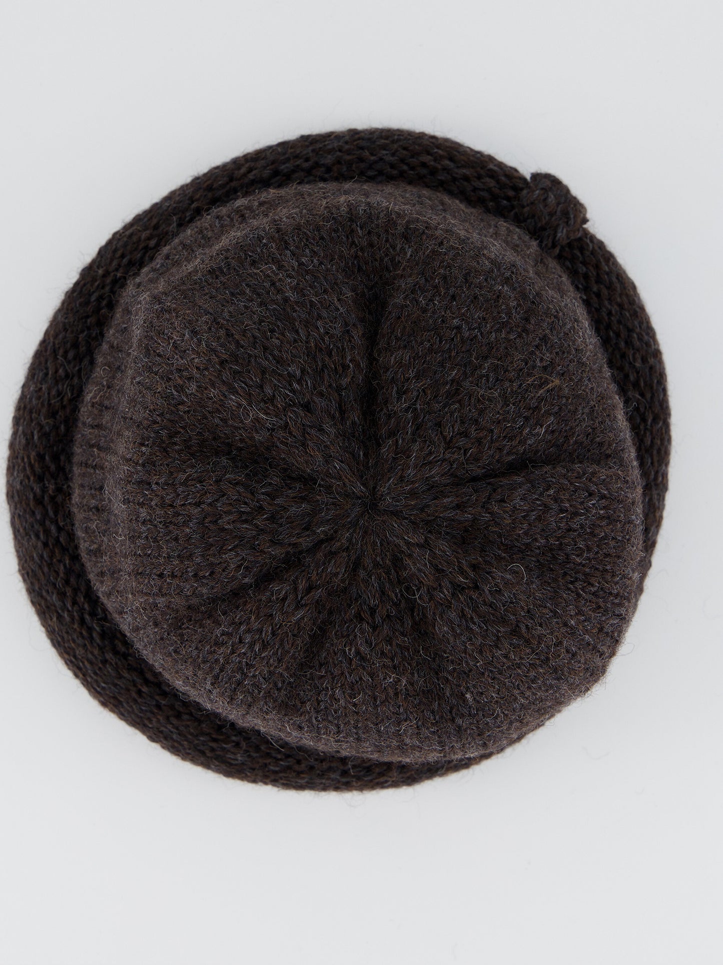 Roll Up Wool Knit Cap