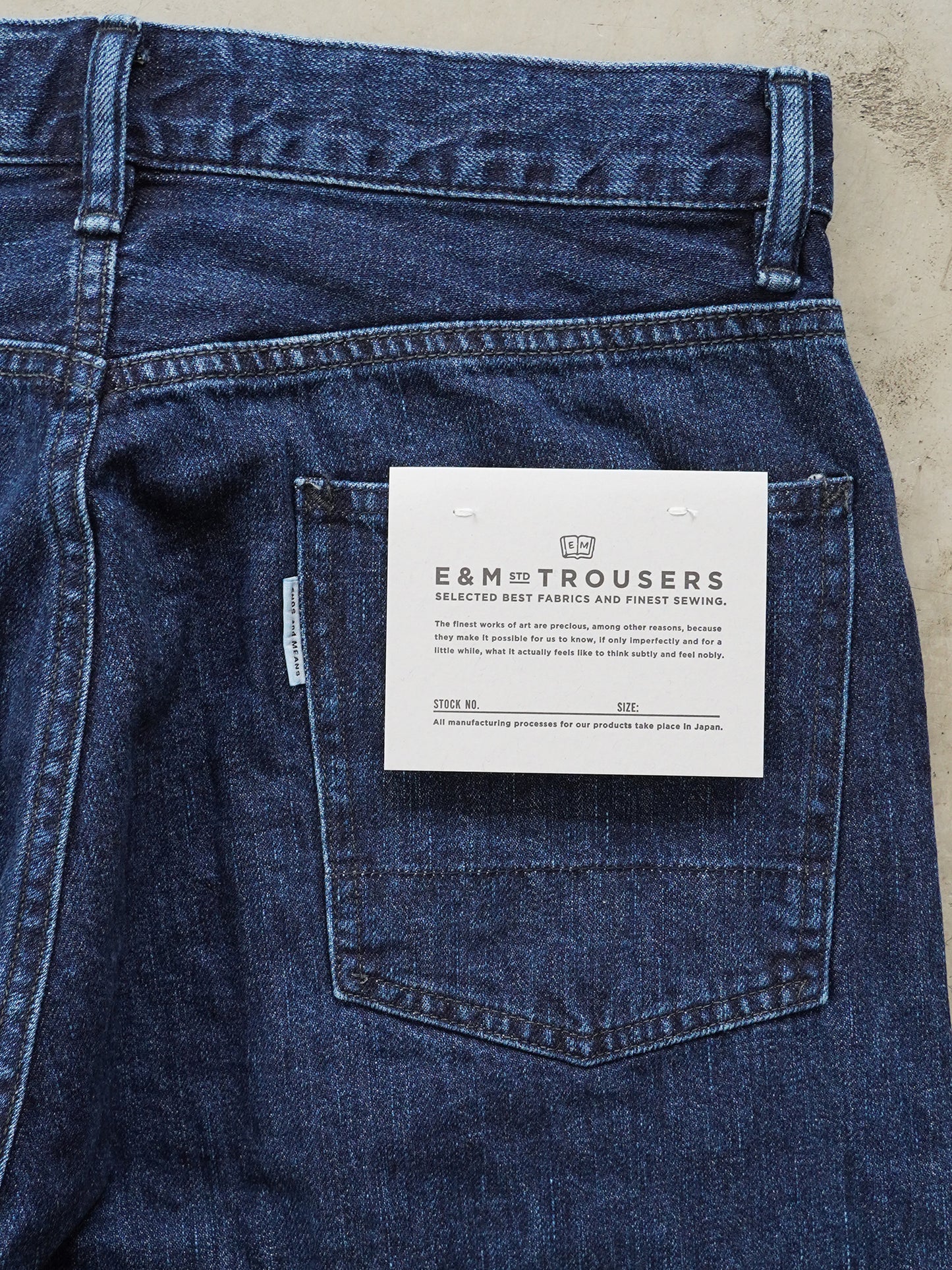 5 Pockets Denim Washed Indigo