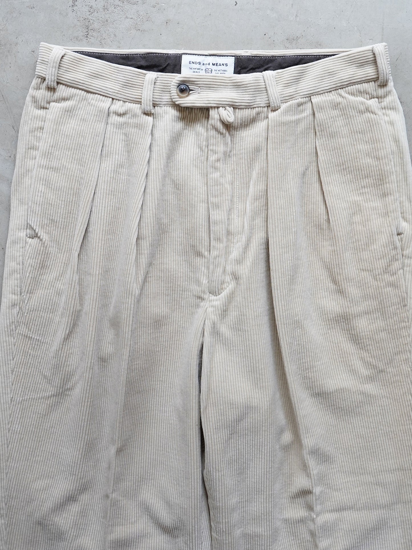 Grandpa Cord 2tuck Trousers