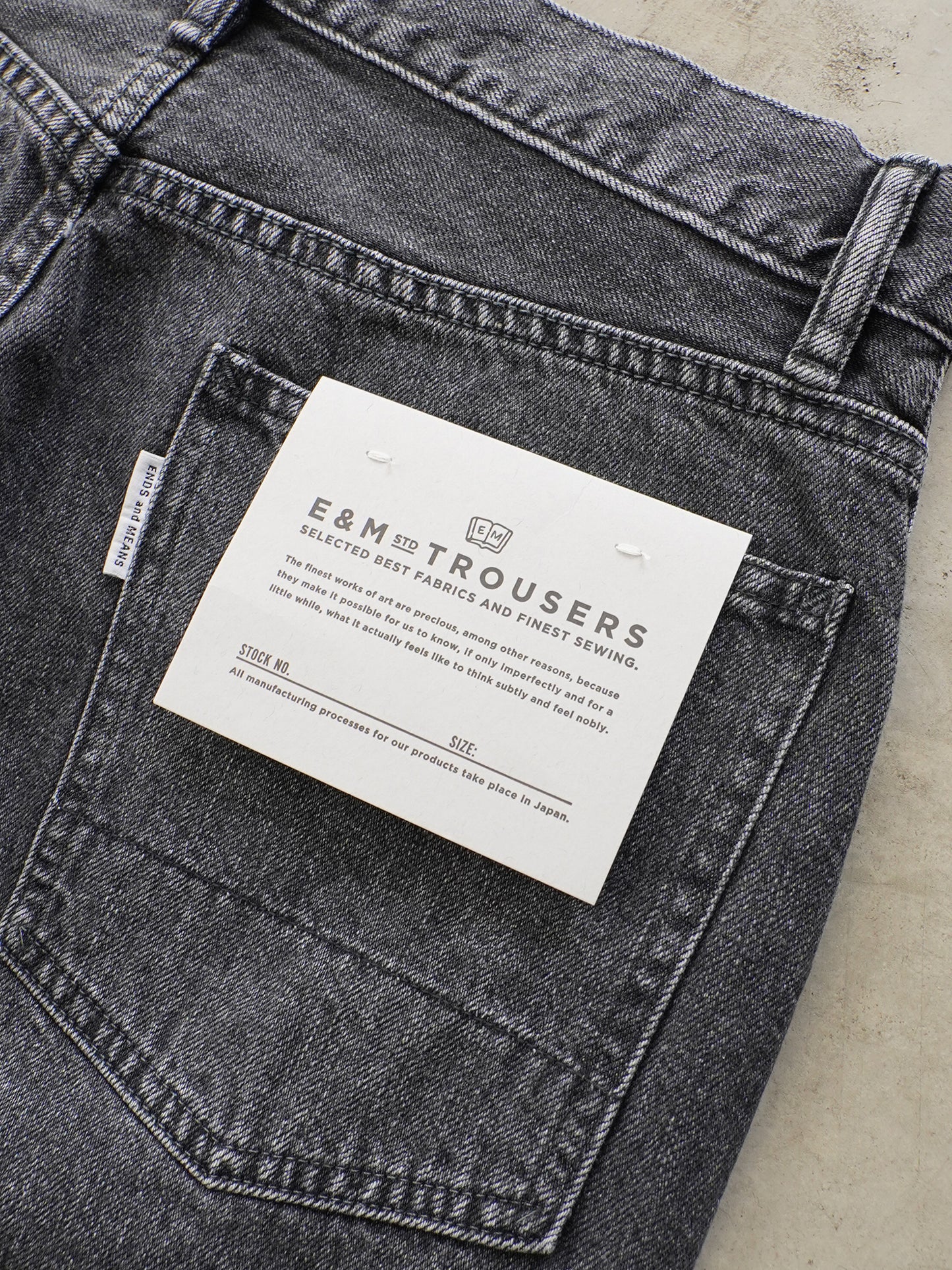 Relaxed fit 5 Pockets Denim Washed